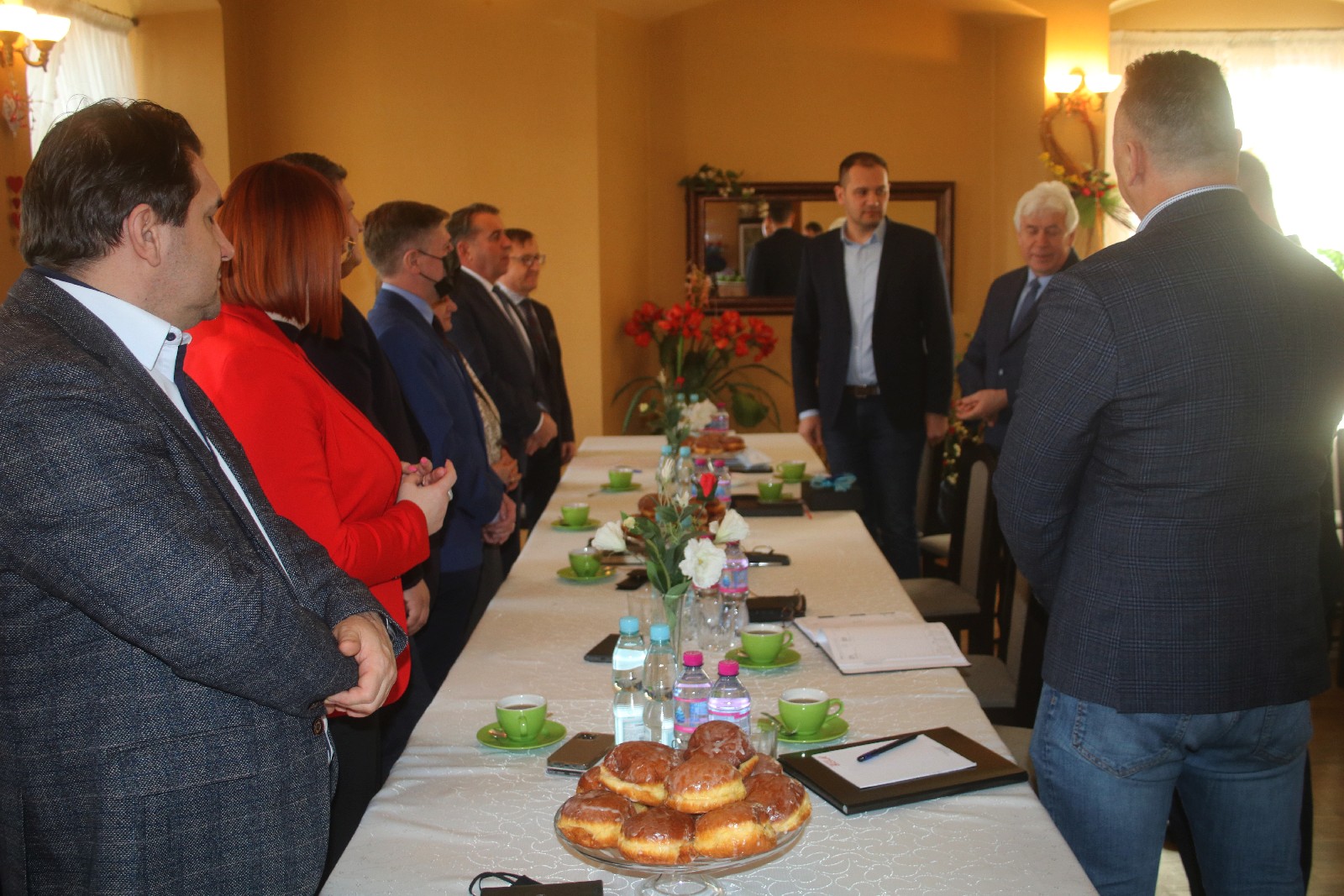 Koledzy samorządowcy pożegnali odwołanego wójta gminy Kunice