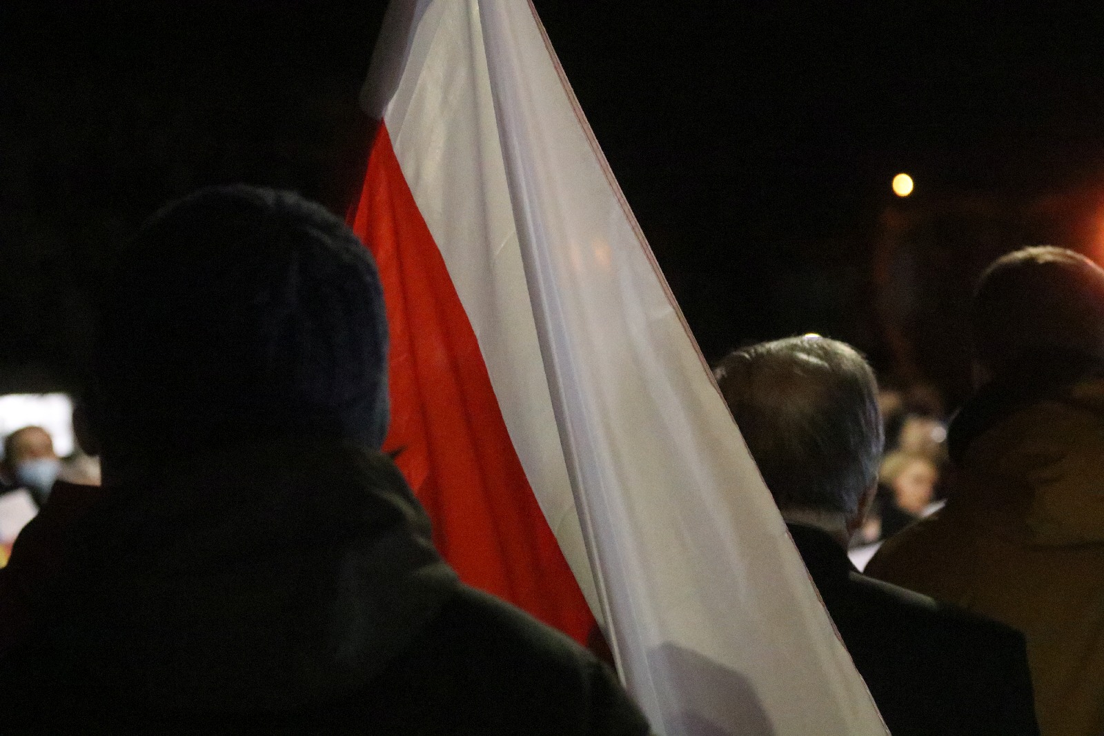 Wiec poparcia dla Ukrainy, która stanęła w obliczu wojny