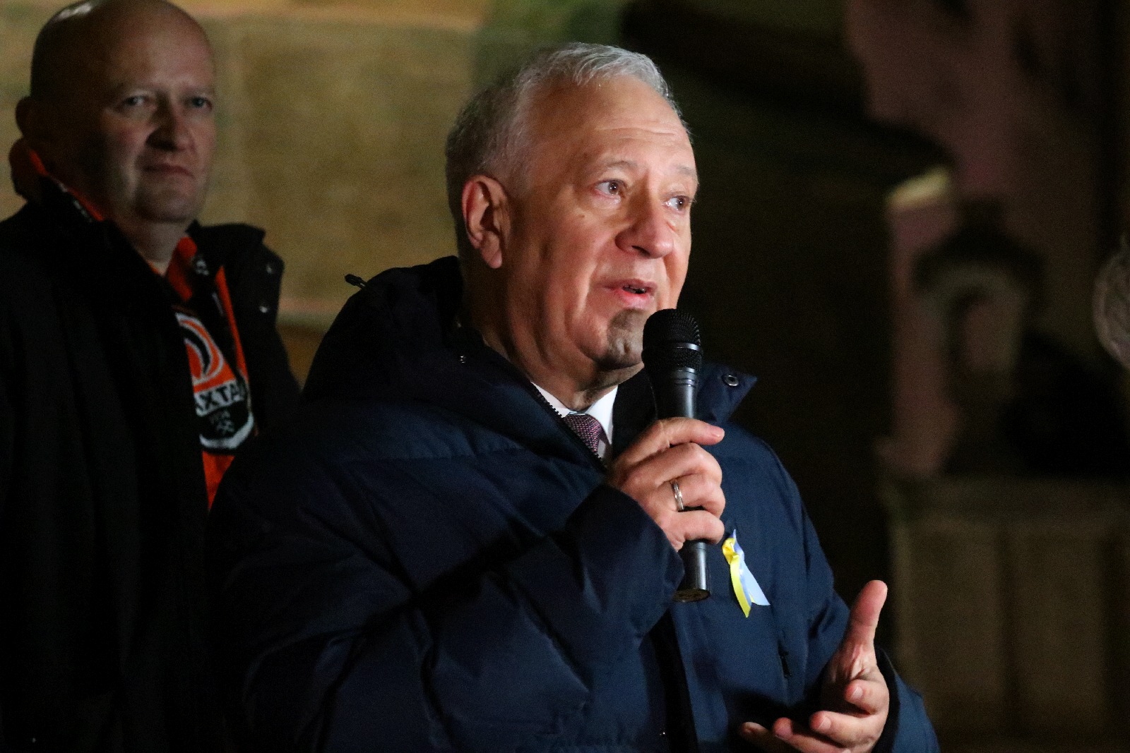 Wiec poparcia dla Ukrainy, która stanęła w obliczu wojny