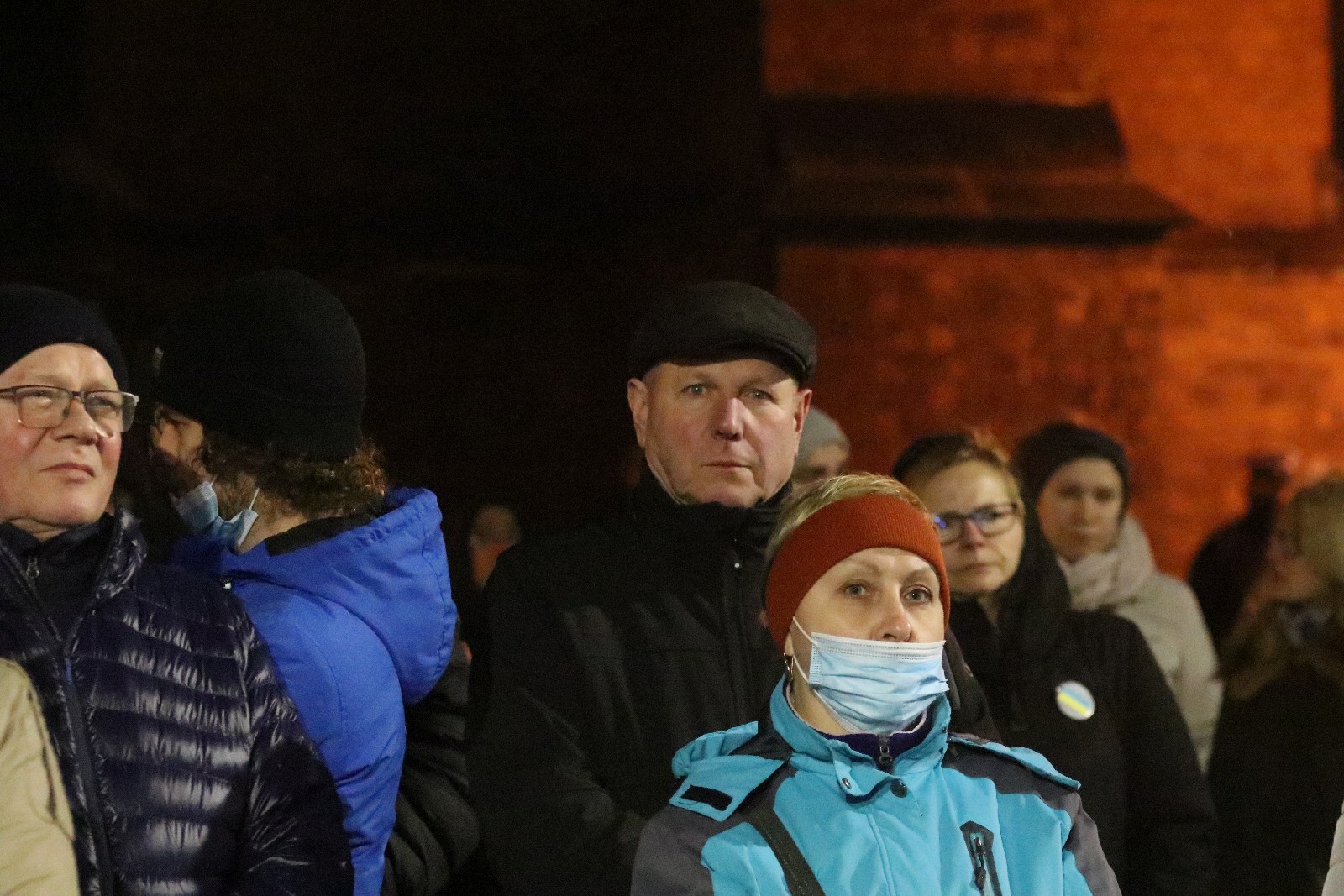 Wiec poparcia dla Ukrainy, która stanęła w obliczu wojny