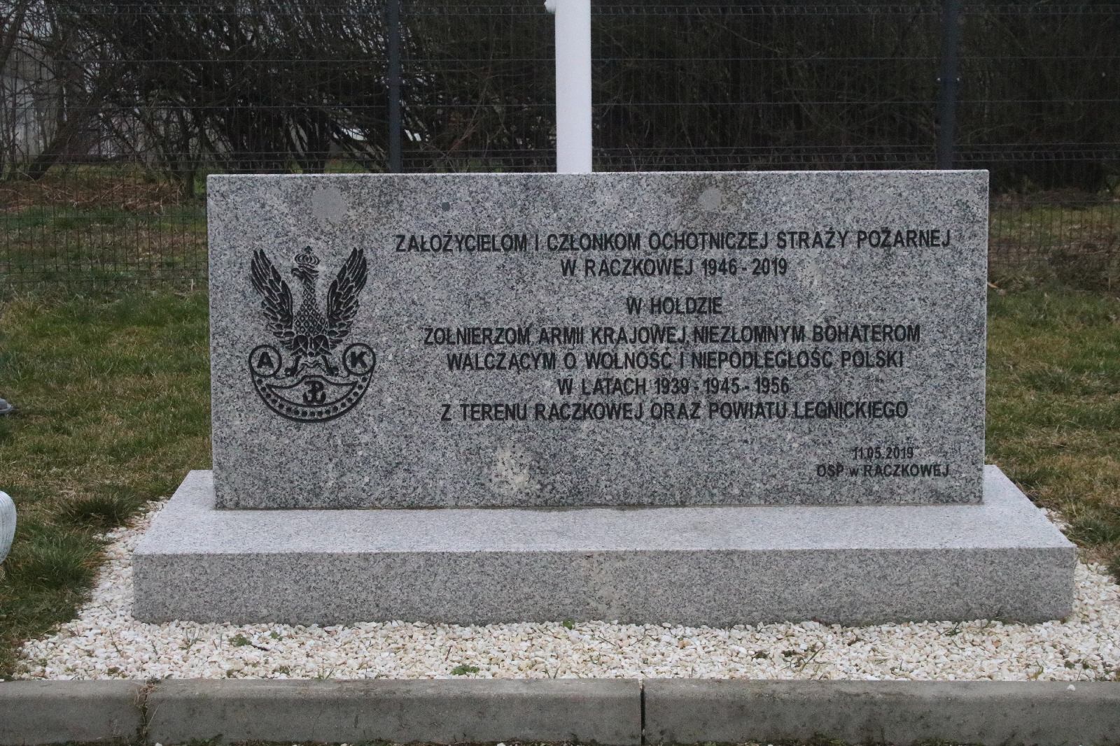 Narodowy Dzień Pamięci Żołnierzy Wyklętych w Raczkowej
