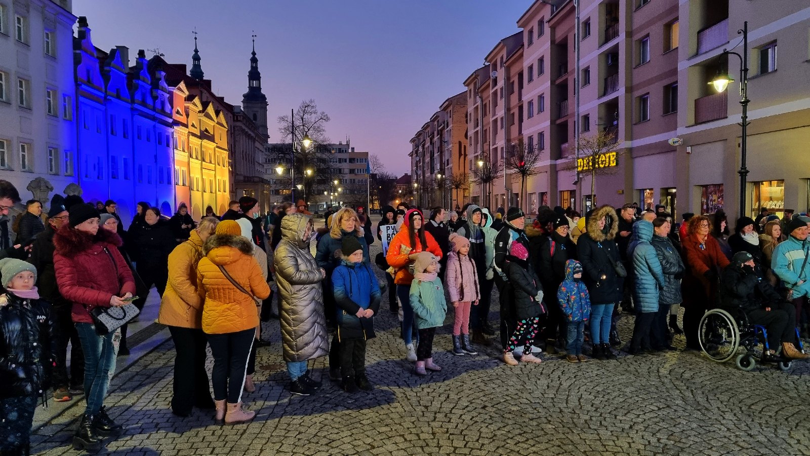 W centrum miasta odbył się koncert dla Ukrainy