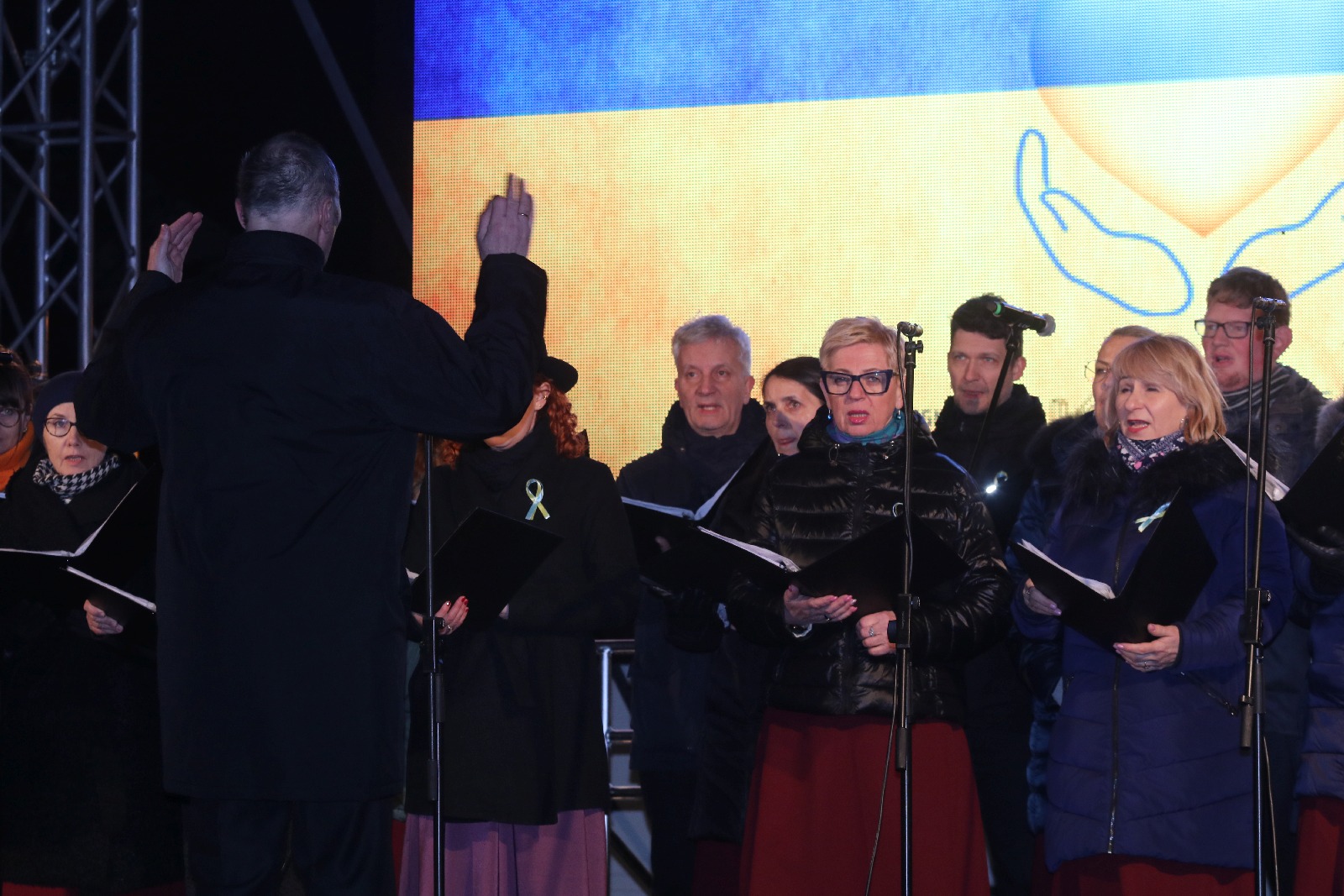 W centrum miasta odbył się koncert dla Ukrainy