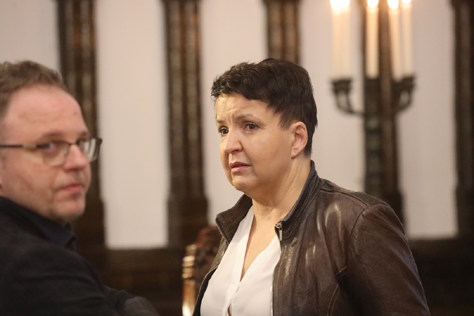 Autorzy monografii Miedzi Legnica na spotkaniu z czytelnikami