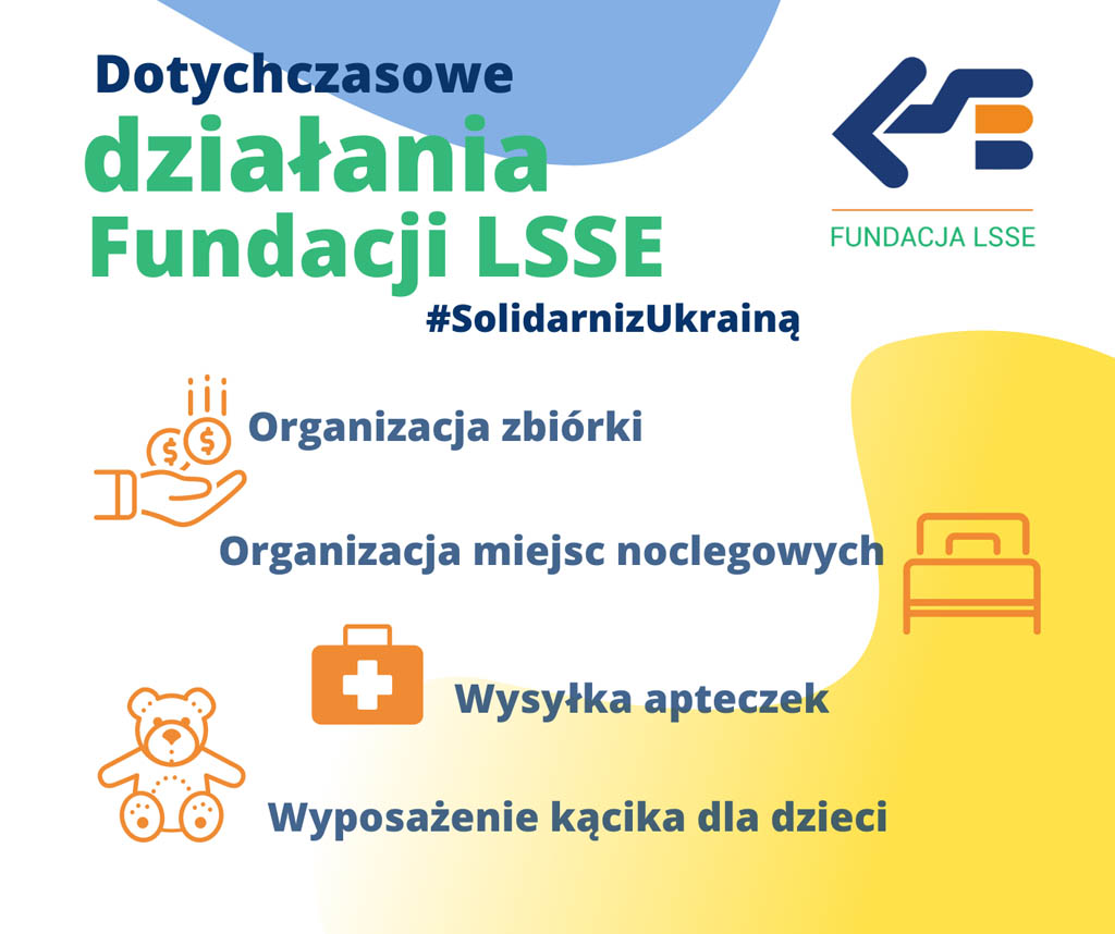 Pomoc płynie szerokim strumieniem od LSSE i Fundacji LSSE