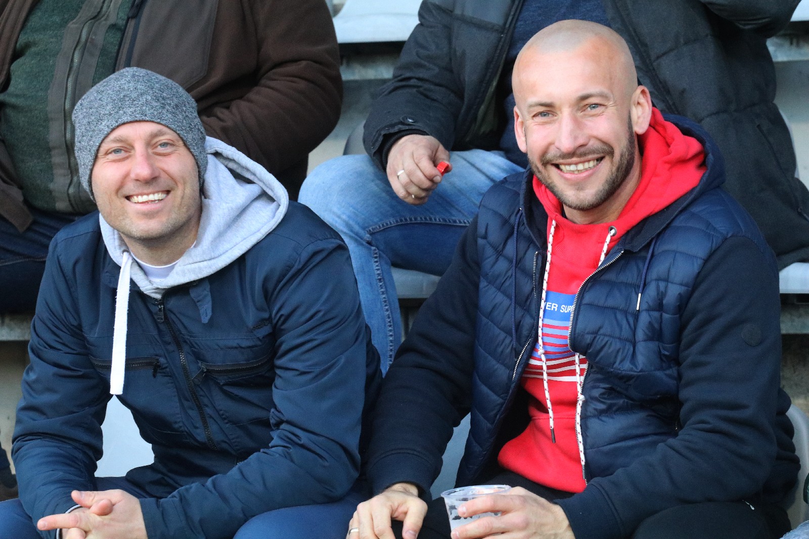 Kibice na stadionie Miedzi podczas meczu ze Stomilem Olsztyn