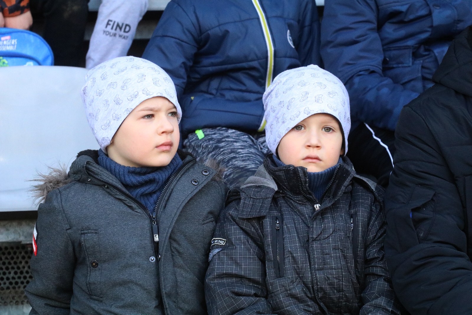Kibice na stadionie Miedzi podczas meczu ze Stomilem Olsztyn