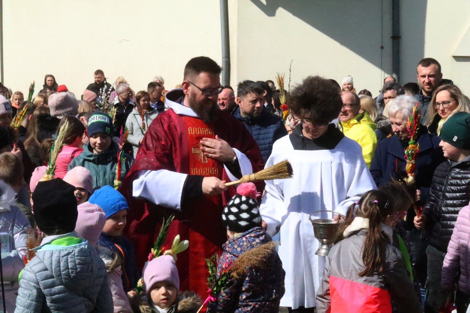 Niedziela Palmowa w kościele Matki Bożej Częstochowskiej