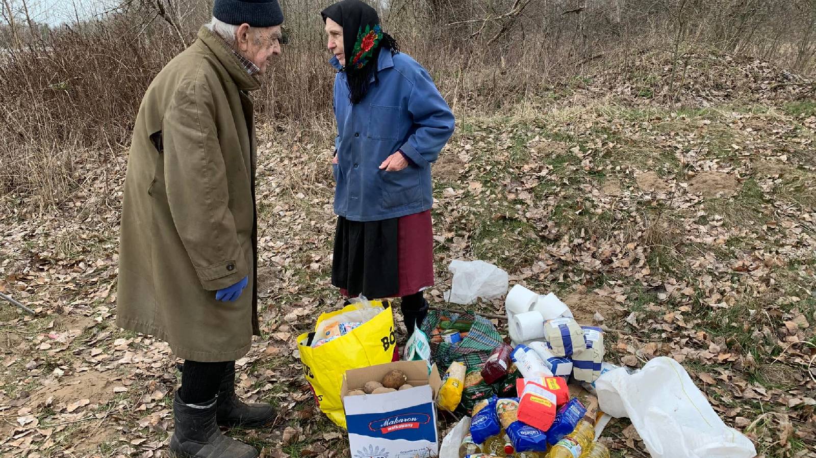 Mieszkańcy strefy wykluczenia otrzymali pomoc humanitarną