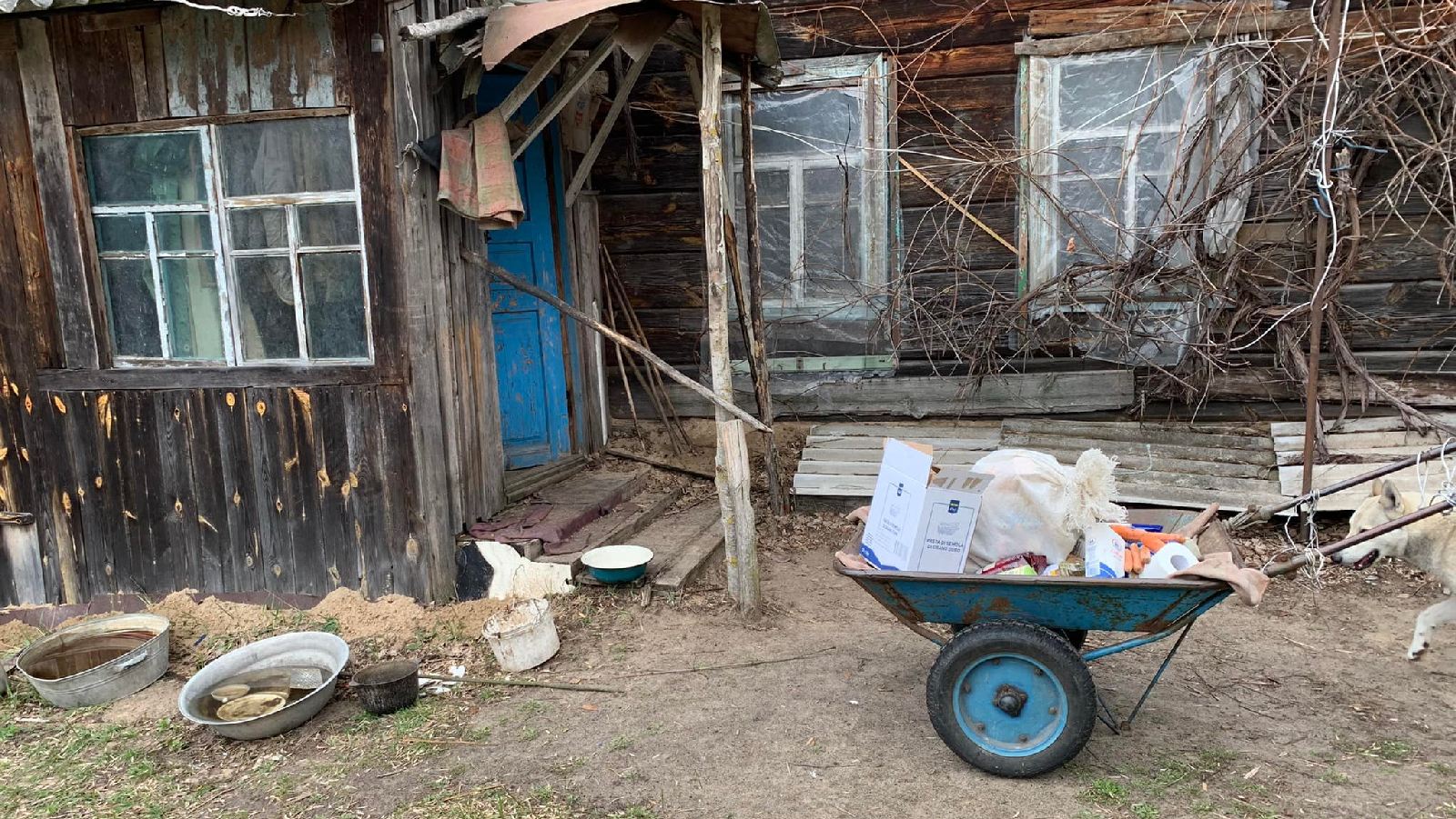 Mieszkańcy strefy wykluczenia otrzymali pomoc humanitarną