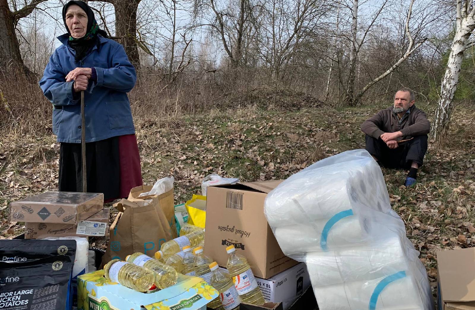 Mieszkańcy strefy wykluczenia otrzymali pomoc humanitarną