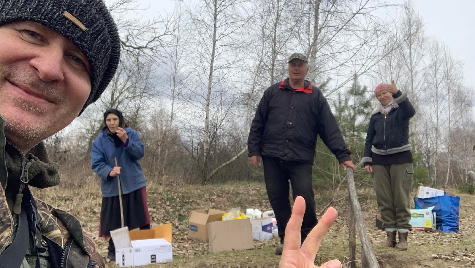 Mieszkańcy strefy wykluczenia otrzymali pomoc humanitarną