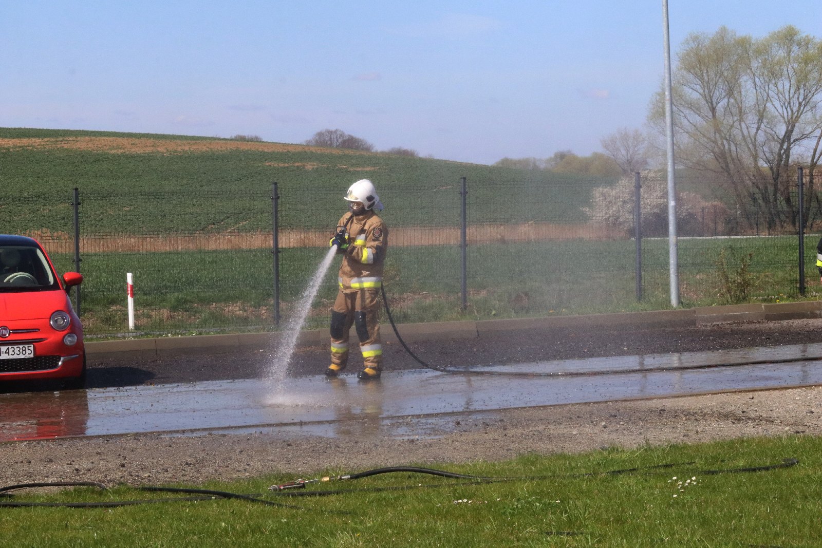 Dyngusowa zabawa z Ochotniczą Strażą Pożarną z Raczkowej