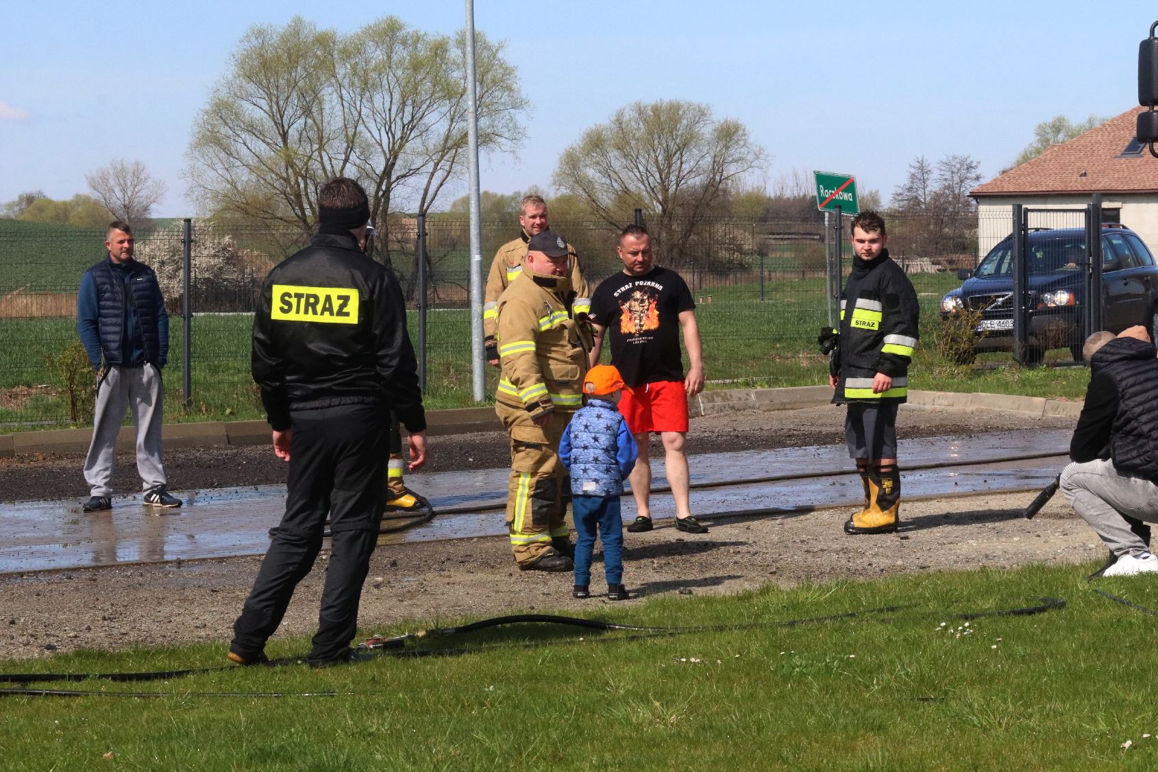 Dyngusowa zabawa z Ochotniczą Strażą Pożarną z Raczkowej