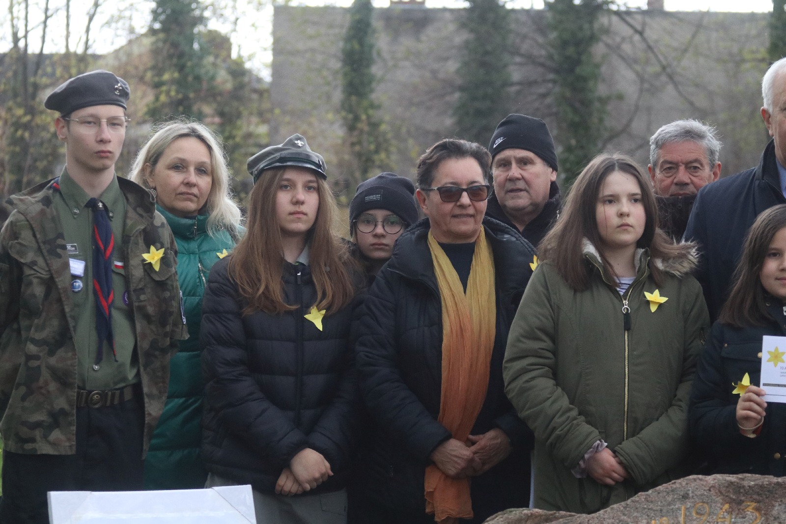Złożyli hołd bohaterom powstania w getcie warszawskim