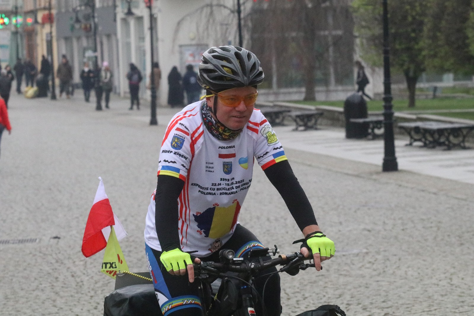 Piotr Ziętal wyruszył rowerem w samotną podróż do Rumunii