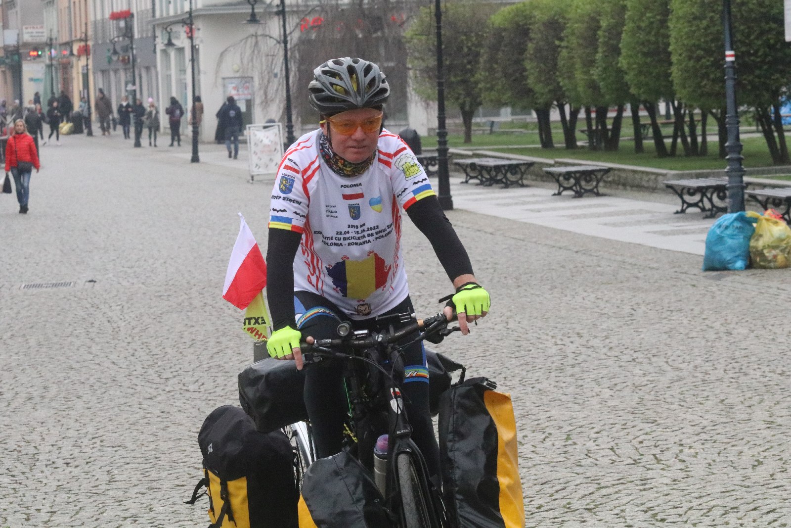 Piotr Ziętal wyruszył rowerem w samotną podróż do Rumunii