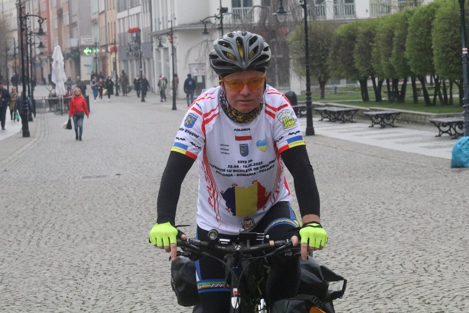 Piotr Ziętal wyruszył rowerem w samotną podróż do Rumunii