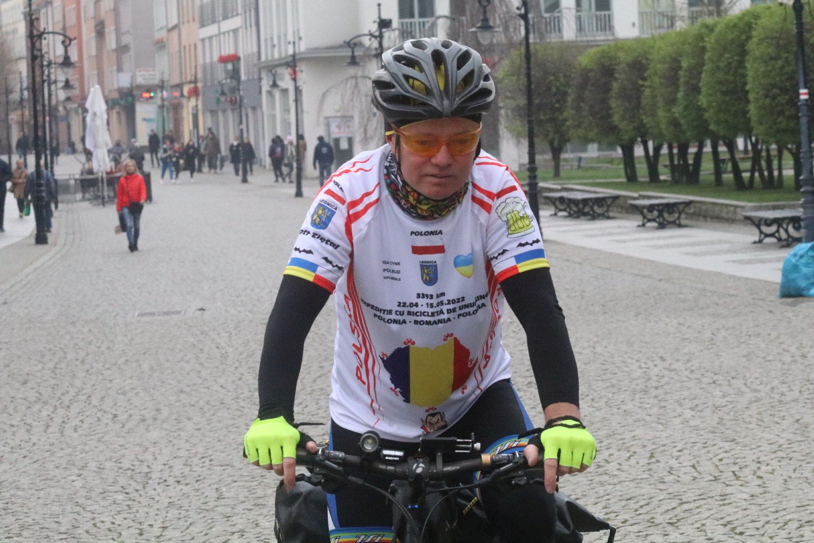 Piotr Ziętal wyruszył rowerem w samotną podróż do Rumunii