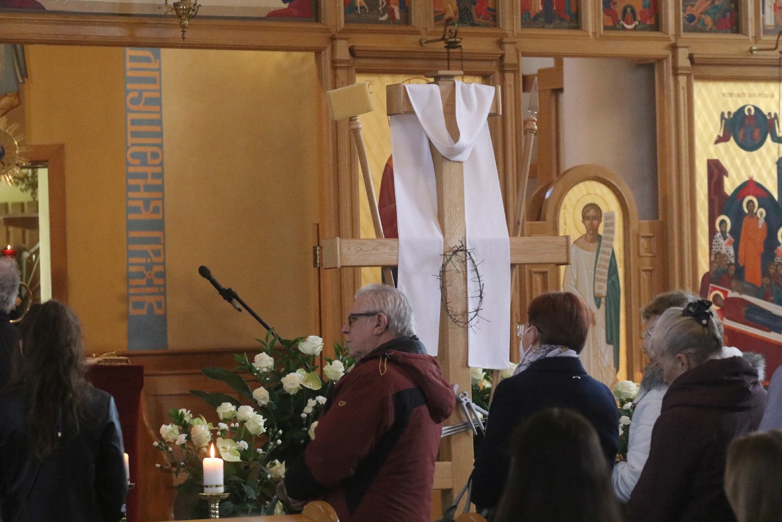Święcenie pokarmów w parafii greckokatolickiej w Legnicy