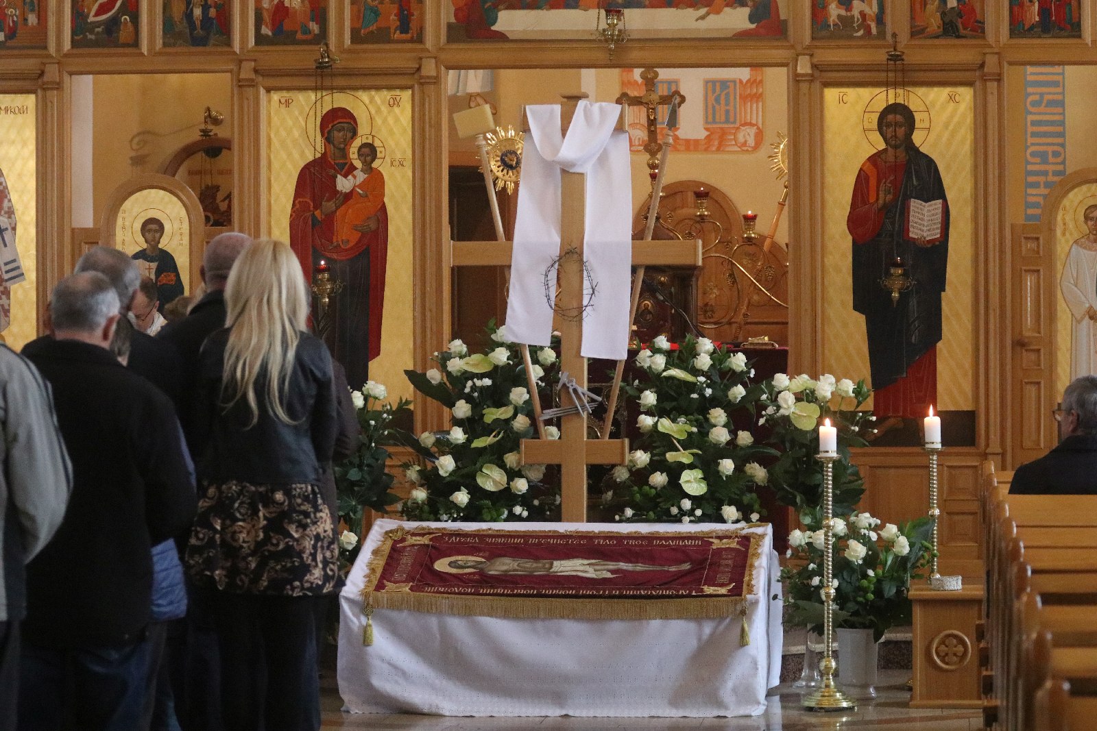 Święcenie pokarmów w parafii greckokatolickiej w Legnicy
