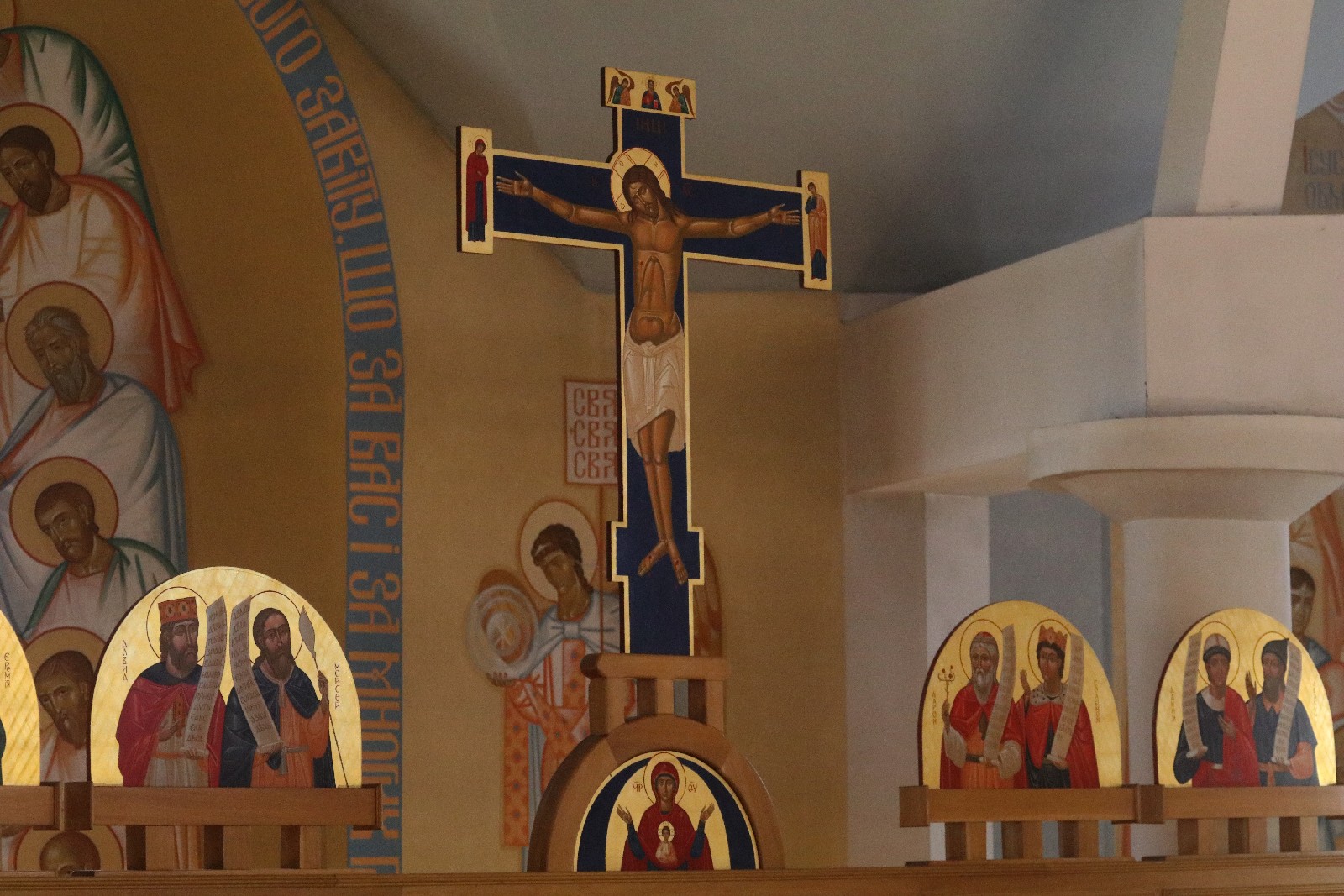 Święcenie pokarmów w parafii greckokatolickiej w Legnicy