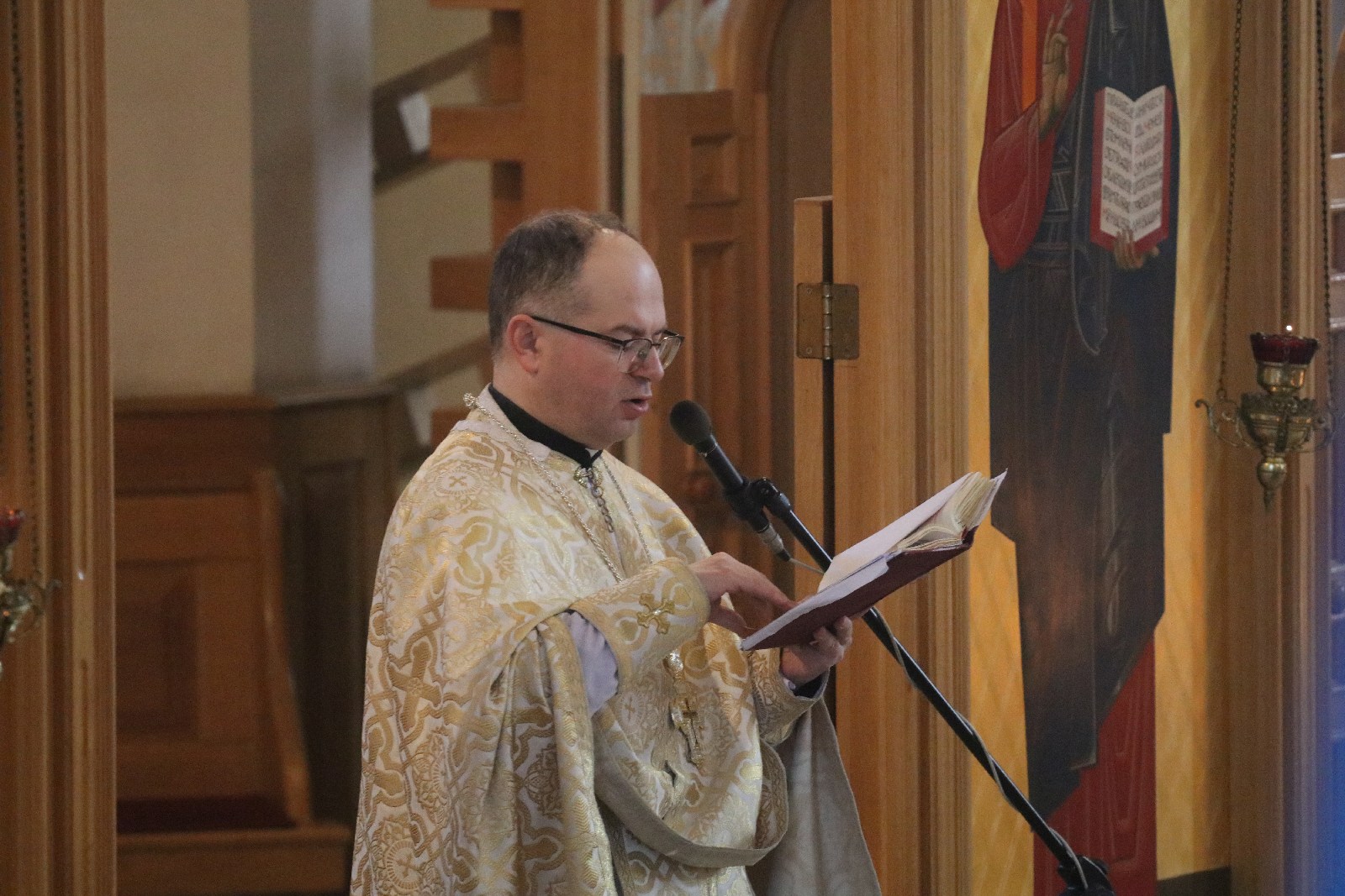 Święcenie pokarmów w parafii greckokatolickiej w Legnicy