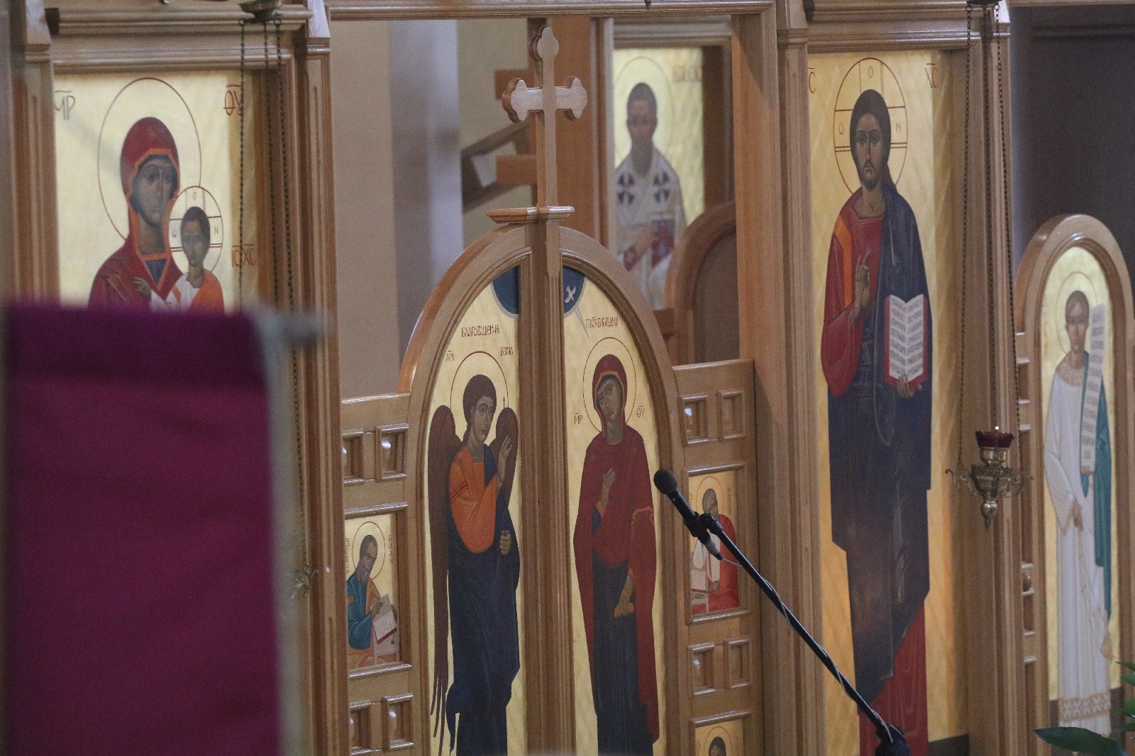 Święcenie pokarmów w parafii greckokatolickiej w Legnicy