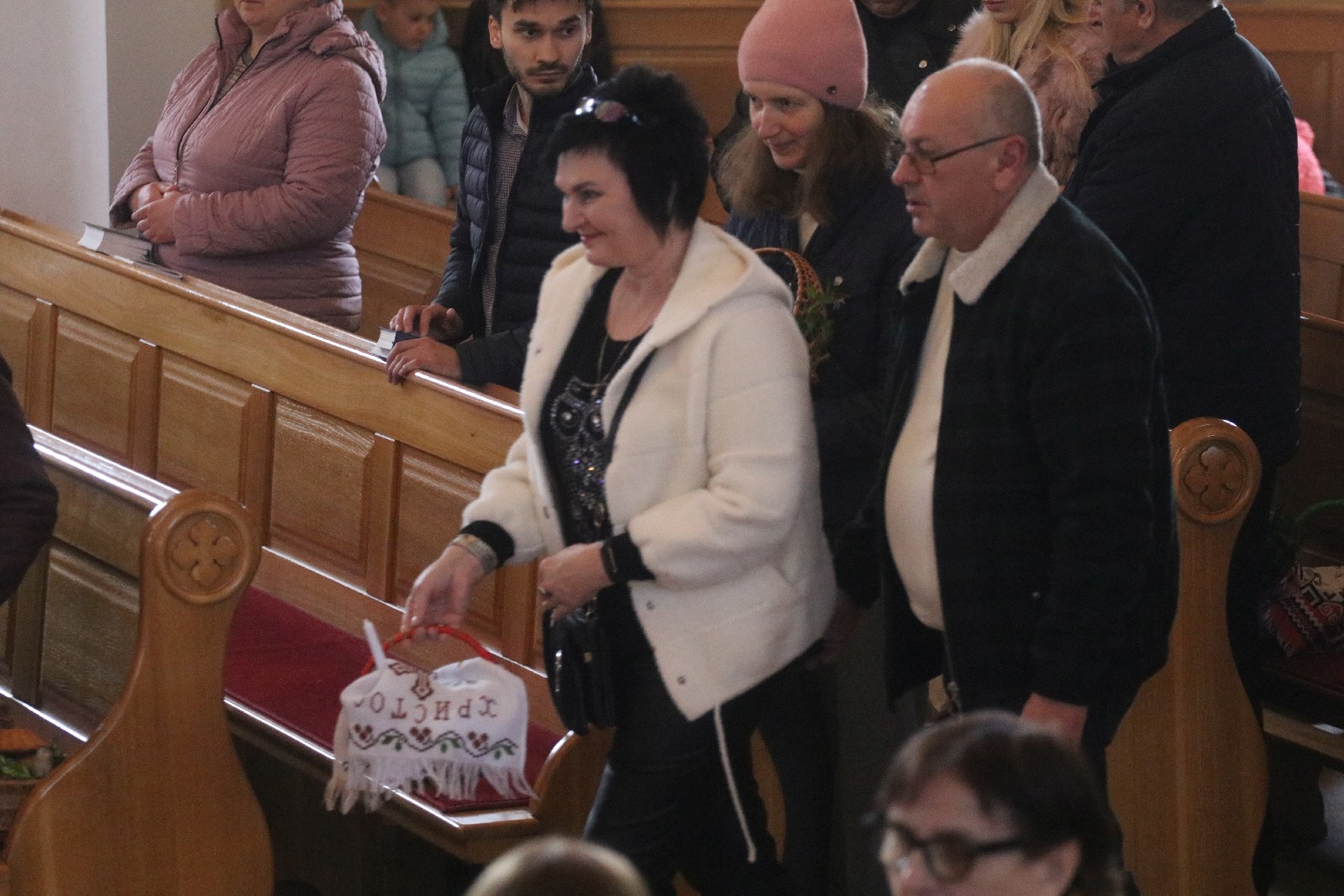 Święcenie pokarmów w parafii greckokatolickiej w Legnicy