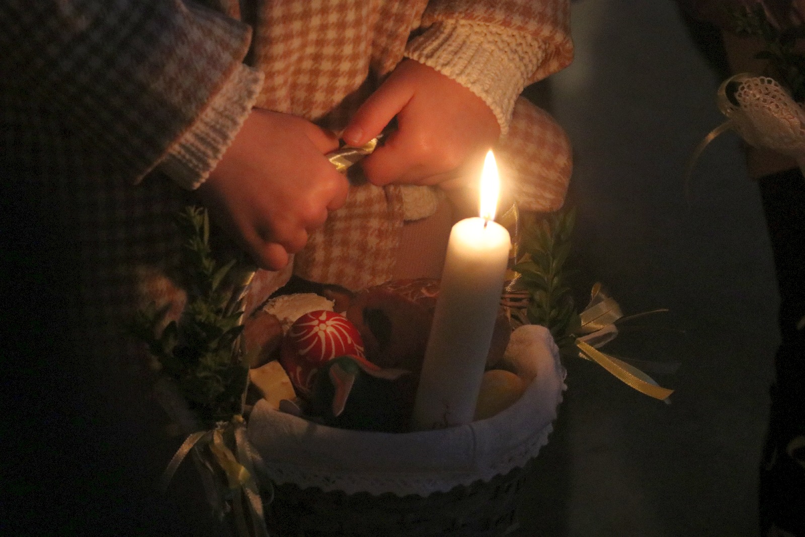 Święcenie pokarmów w parafii greckokatolickiej w Legnicy