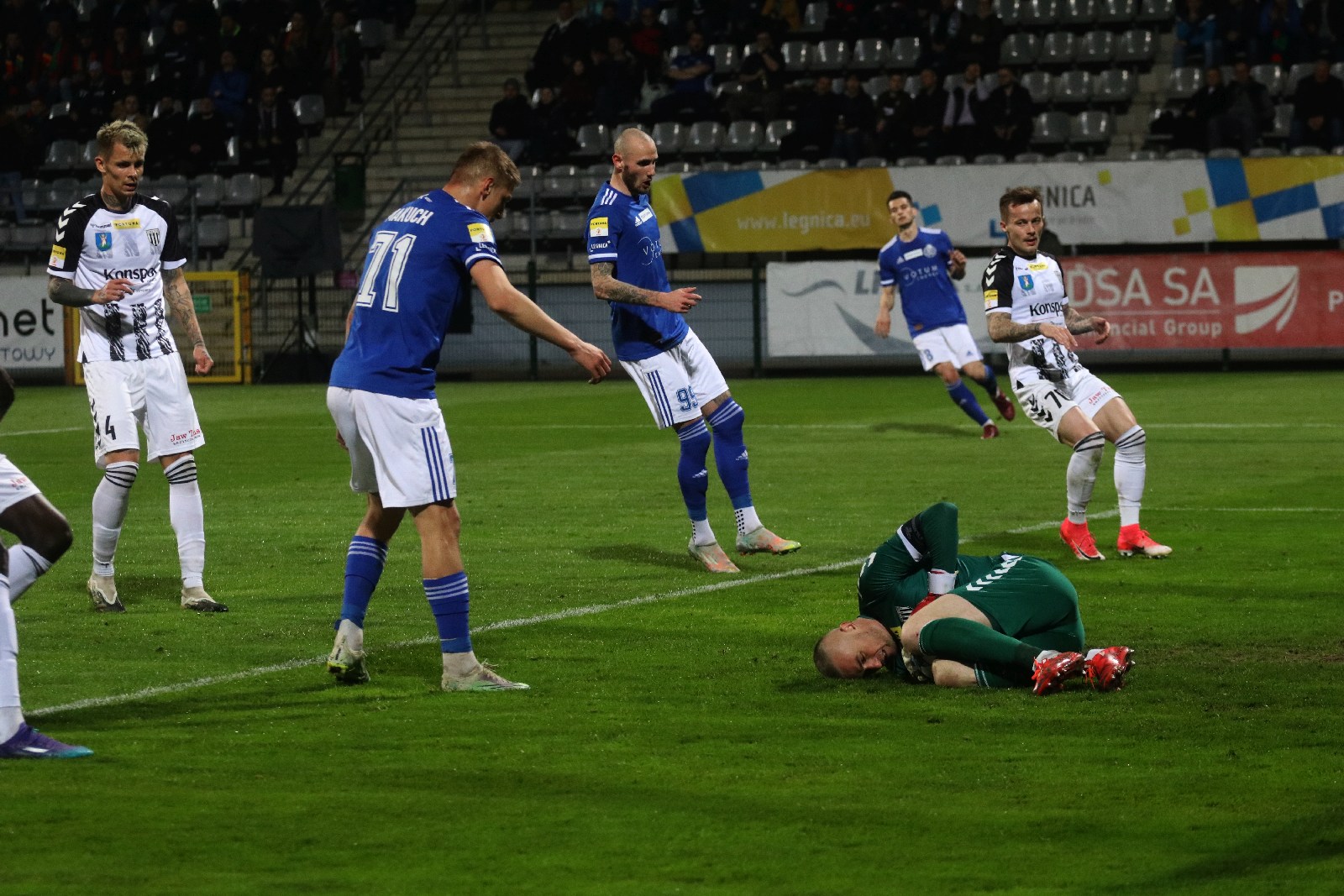 Miedź Legnica traci dwa punkty z Sandecją Nowy Sącz       	