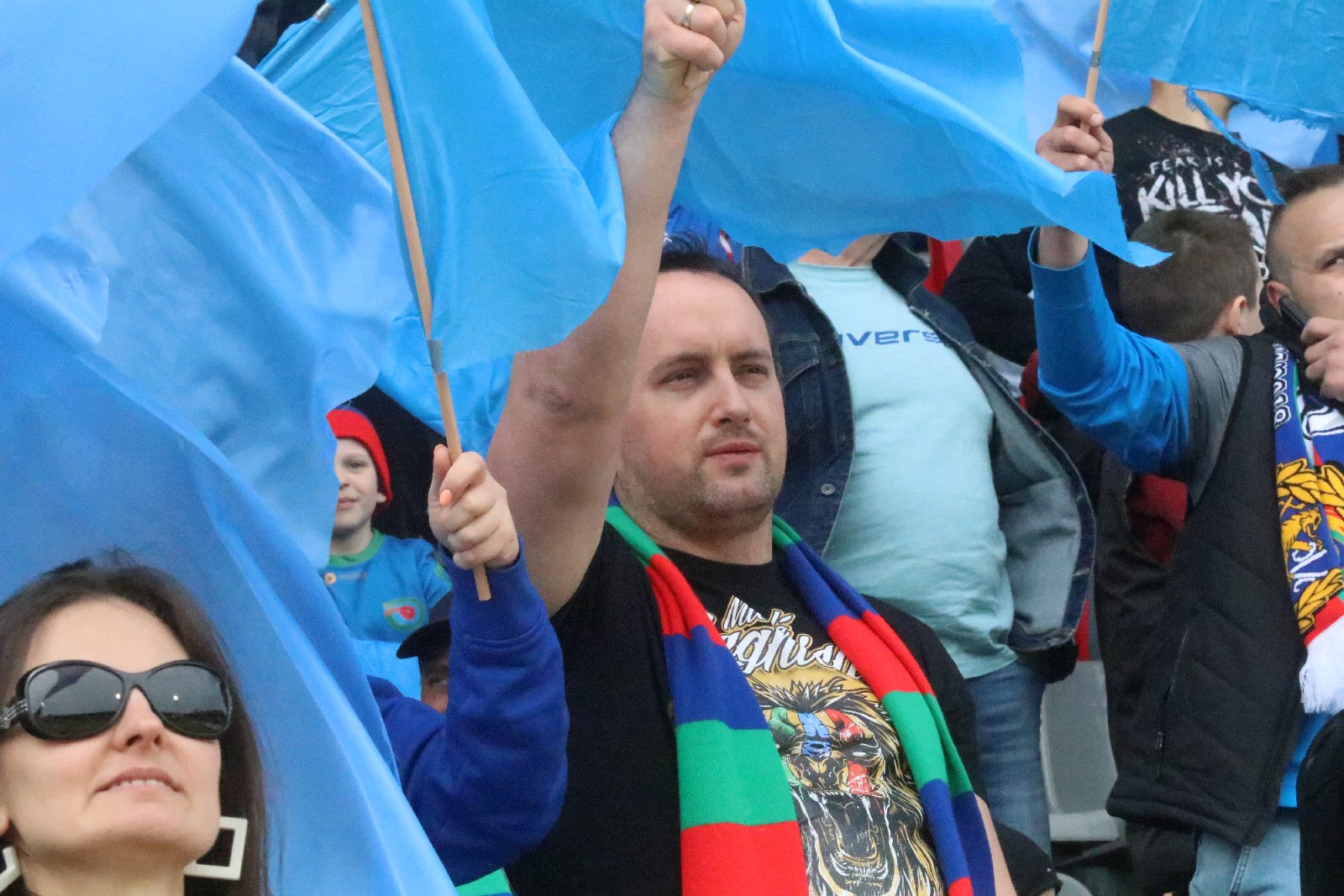 Ponad cztery tysiące kibiców oglądało mecz Miedź - Chrobry