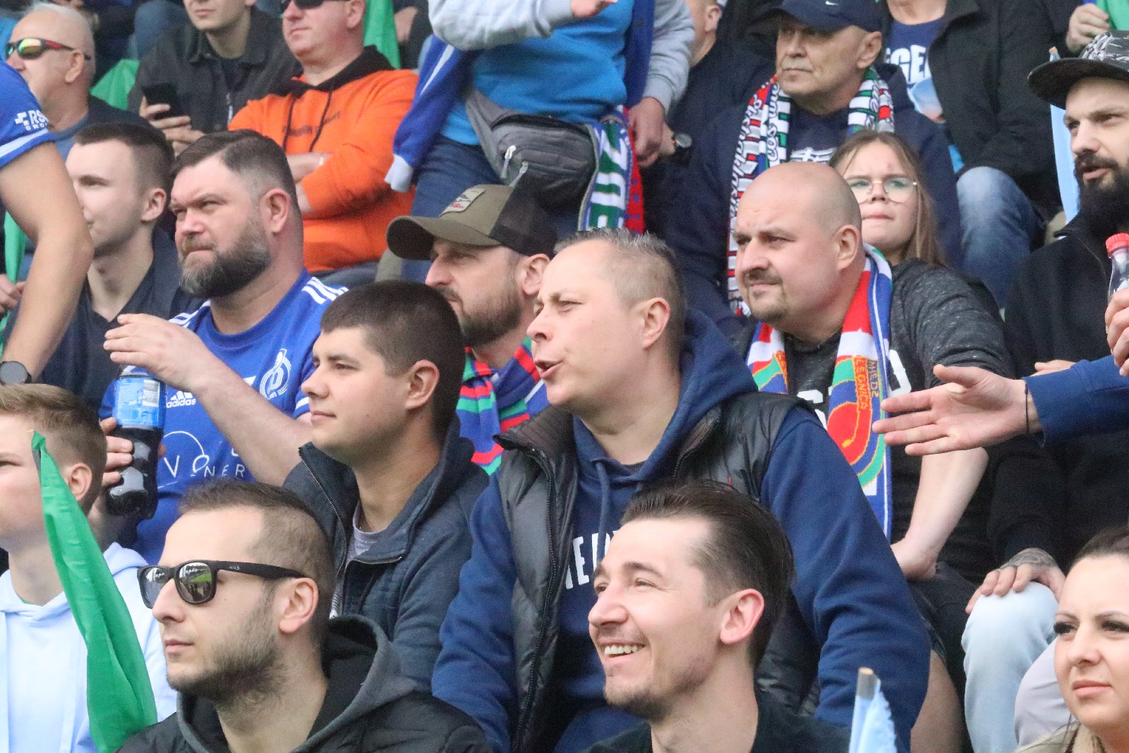 Ponad cztery tysiące kibiców oglądało mecz Miedź - Chrobry