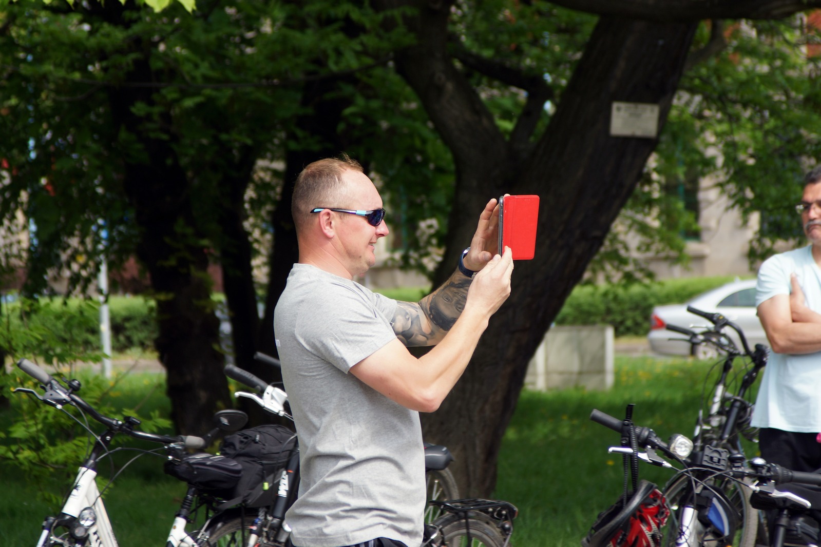 Ponad sto osób pojechało rowerami z Legnicy do Bieniowic