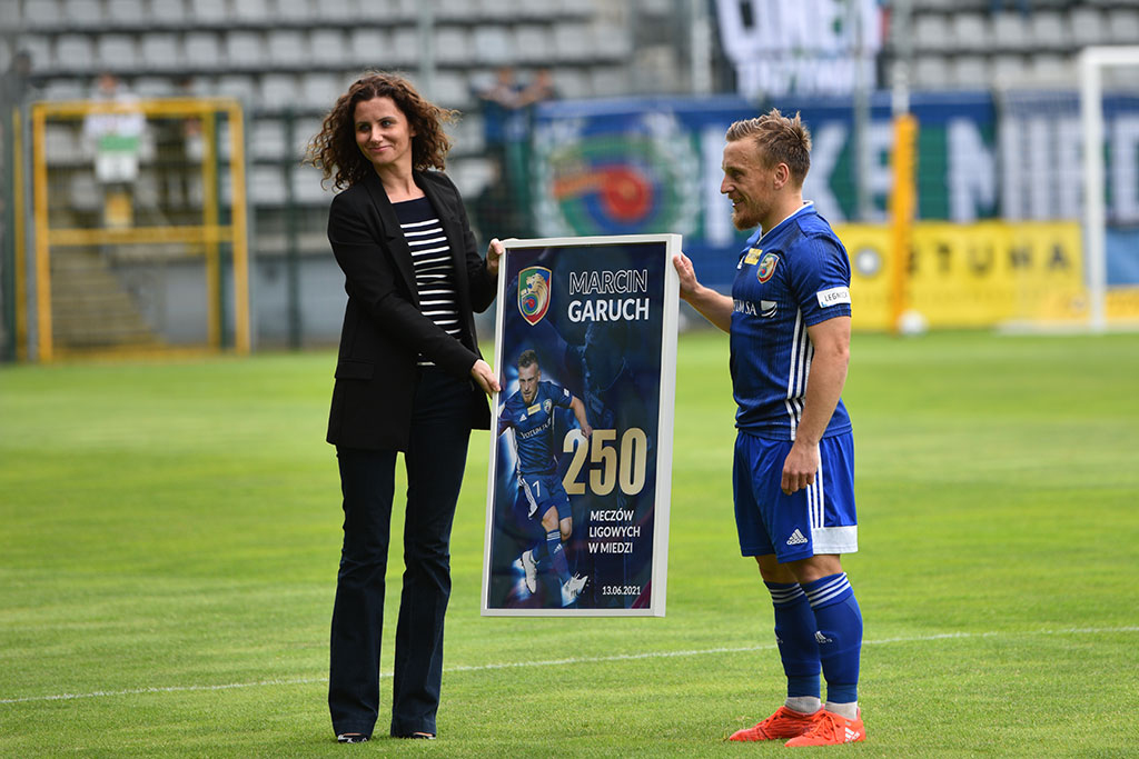 15 lat, 30 goli i 265 meczów Marcina Garucha w Miedzi Legnica