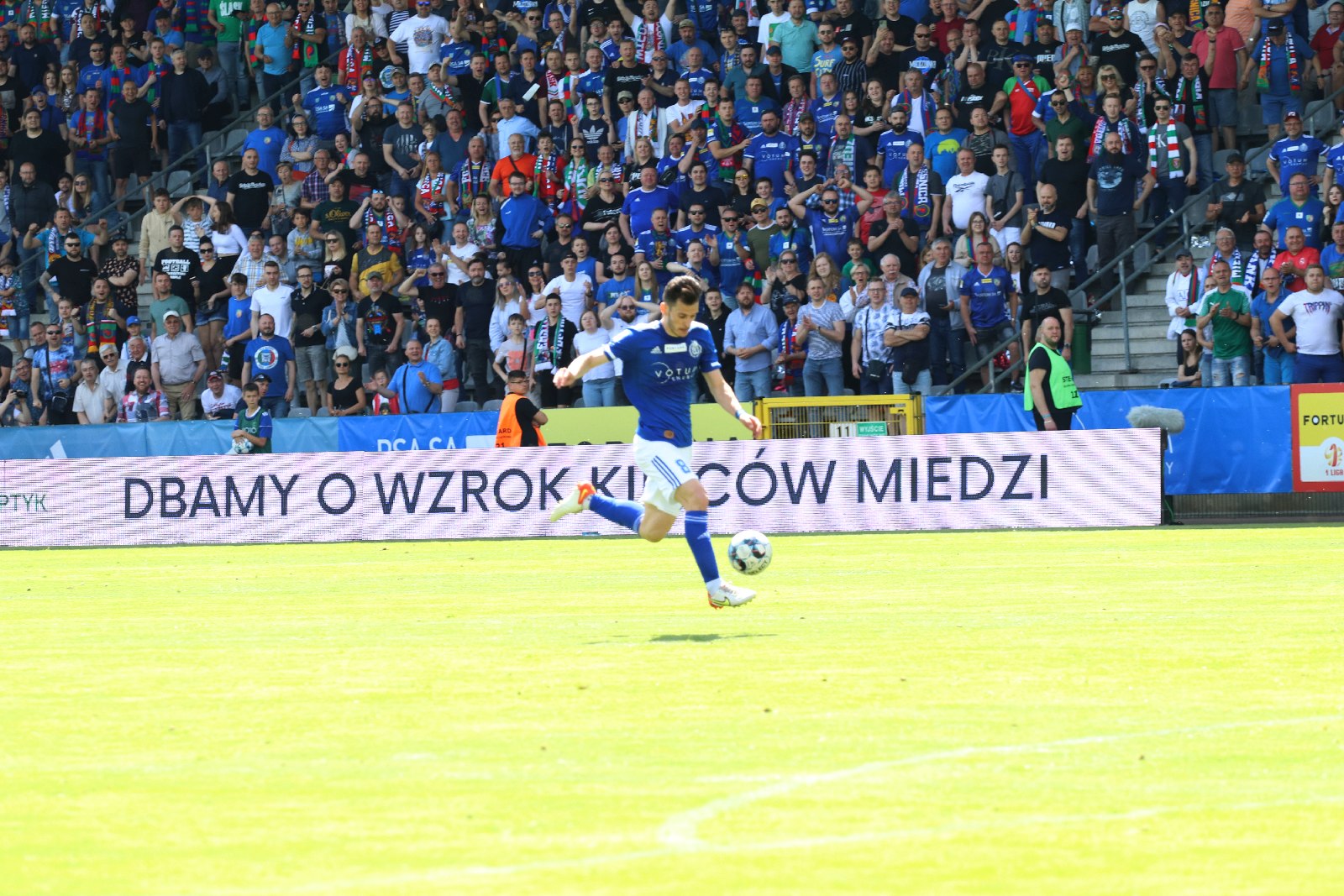 Miedż wygrywa ostatni domowy mecz w pierwszej lidze