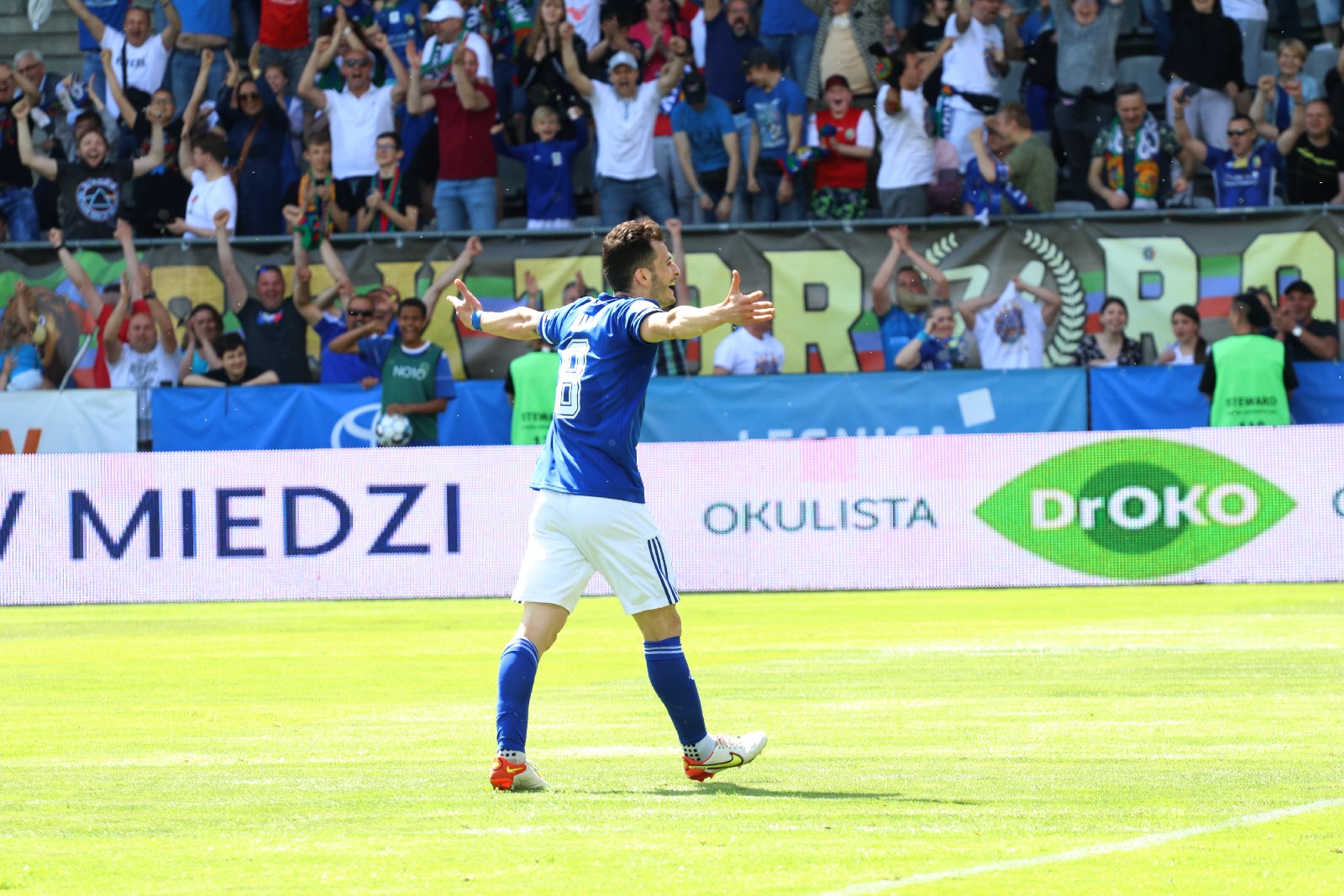 Miedż wygrywa ostatni domowy mecz w pierwszej lidze