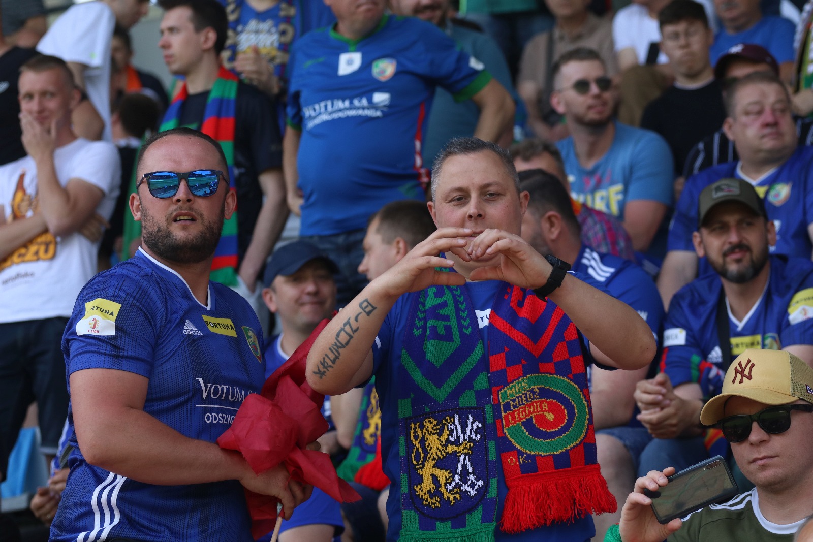 Znajdź się na zdjęciach na meczu Miedź Legnica Widzew Łódź