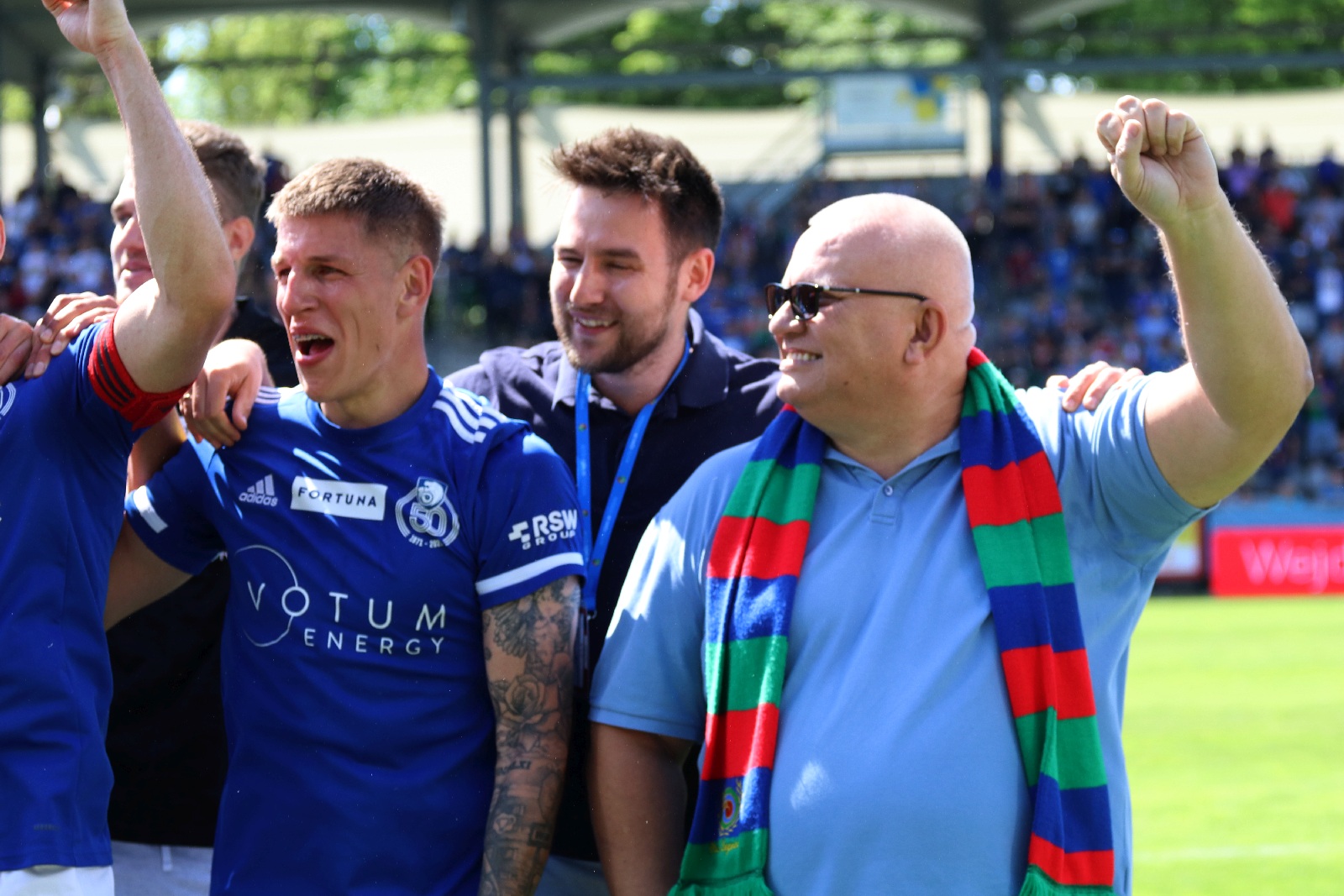 Miedż wygrywa ostatni domowy mecz w pierwszej lidze