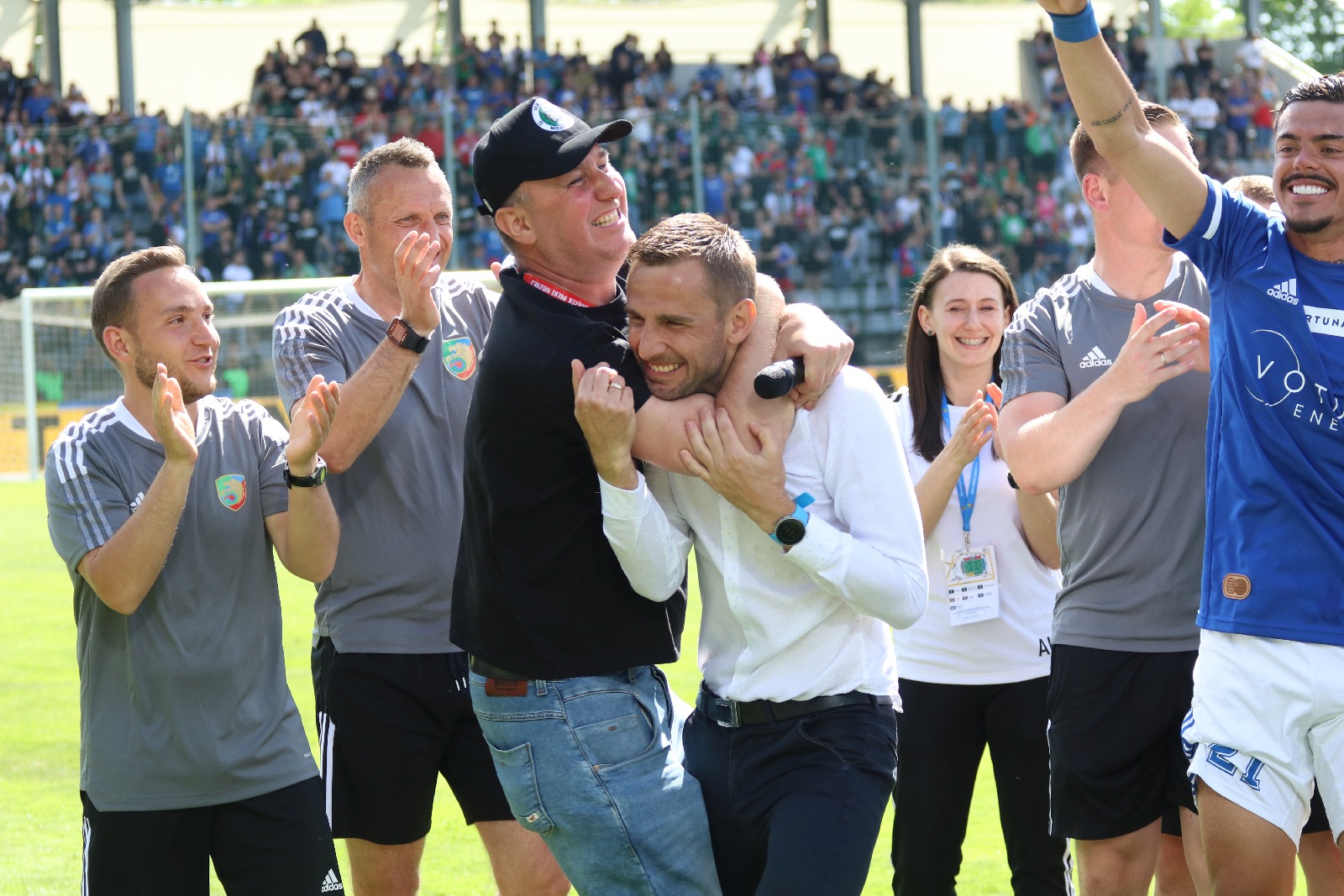 Miedż wygrywa ostatni domowy mecz w pierwszej lidze