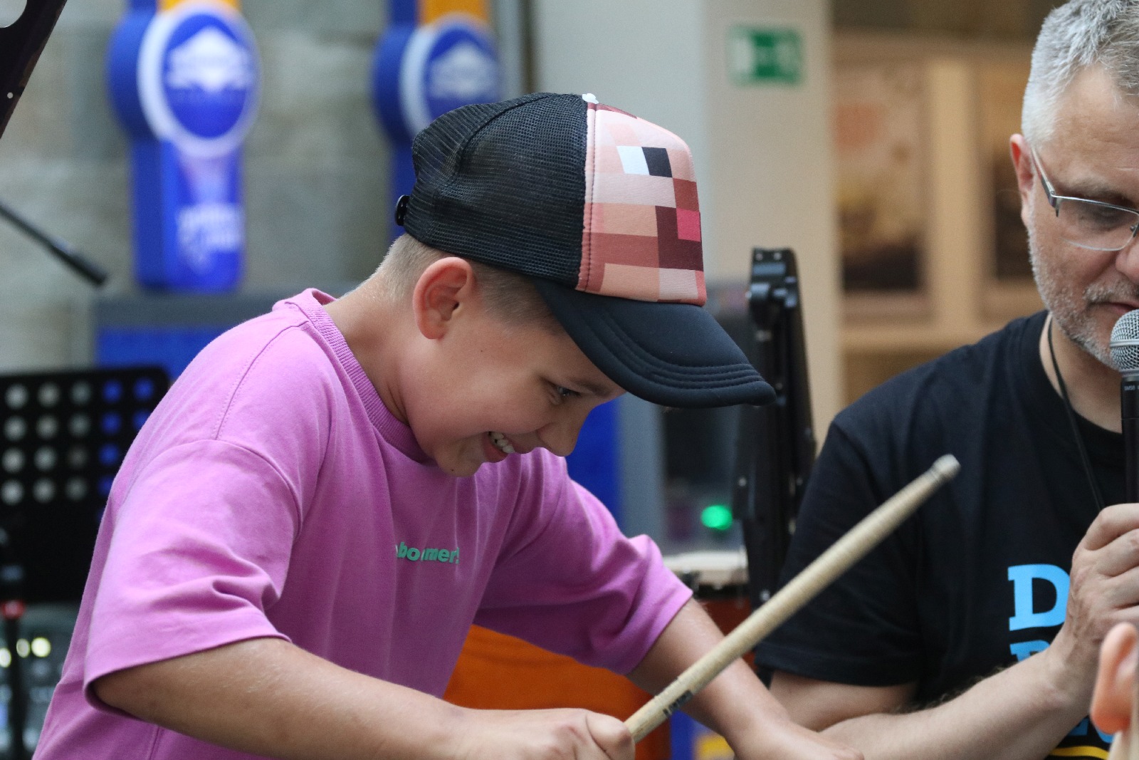 Galeria Piastów pełna rytmu i muzyki instrumentów perkusyjnych