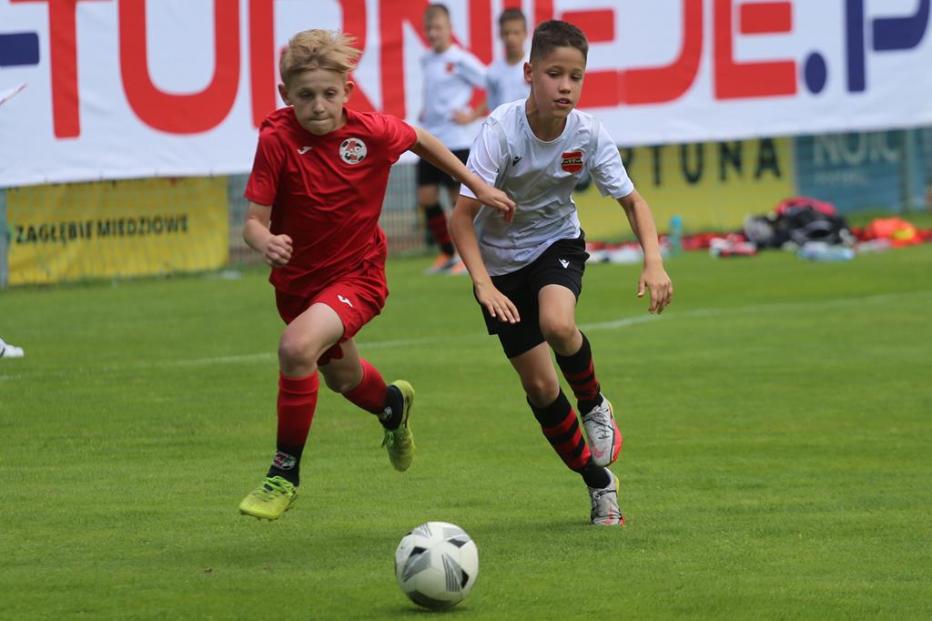 Na czterech boiskach trwała rywalizacja na Miedź Legnica Cup