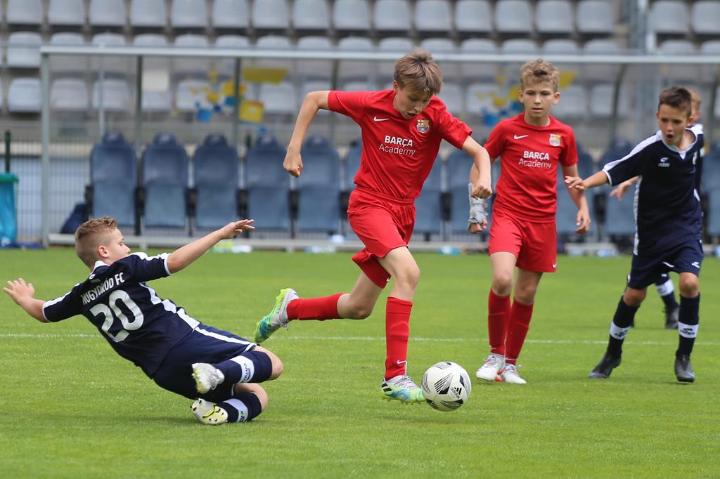 Na czterech boiskach trwała rywalizacja na Miedź Legnica Cup