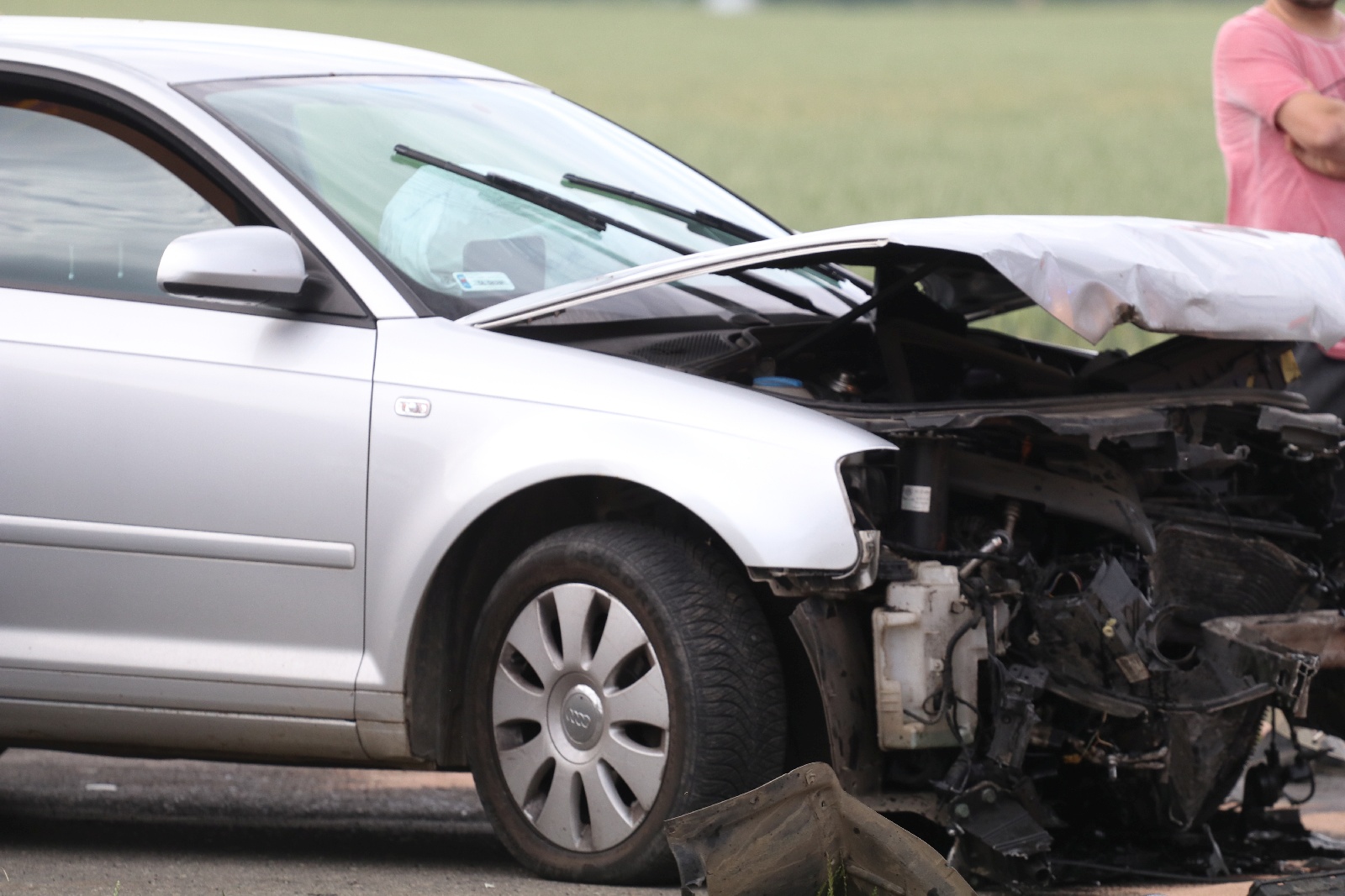 Punto, Audi i Toyota skasowane. Trzy osoby w szpitalu