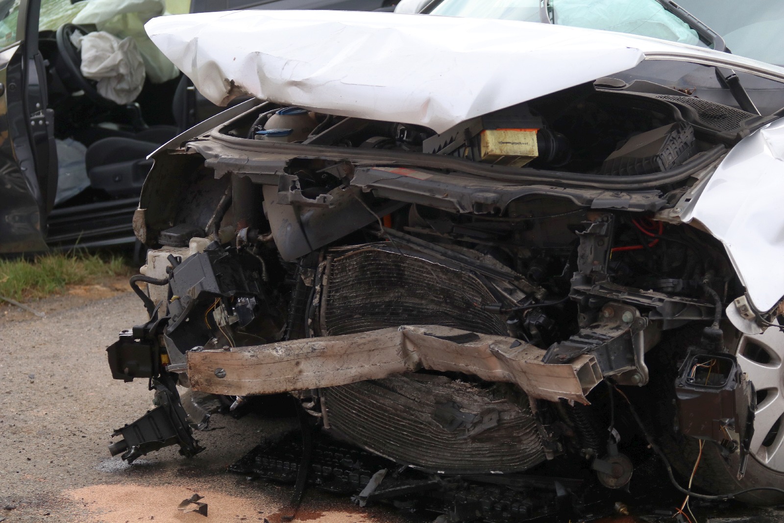 Punto, Audi i Toyota skasowane. Trzy osoby w szpitalu