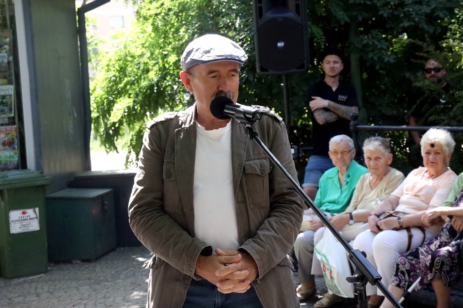 Tablica poświęcona Markowi Pacule w Alei Gwiazd Satyrykonu