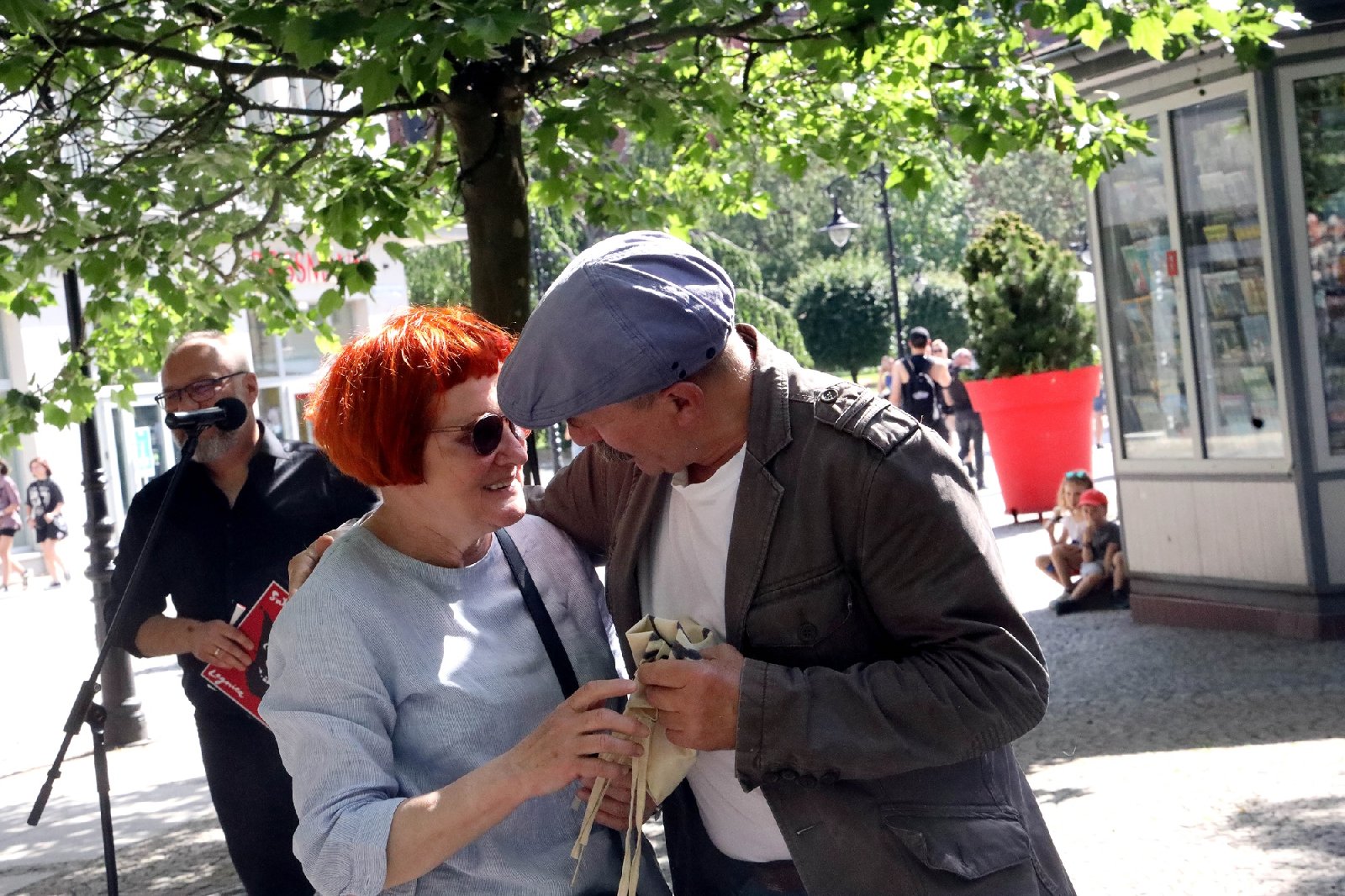 Tablica poświęcona Markowi Pacule w Alei Gwiazd Satyrykonu