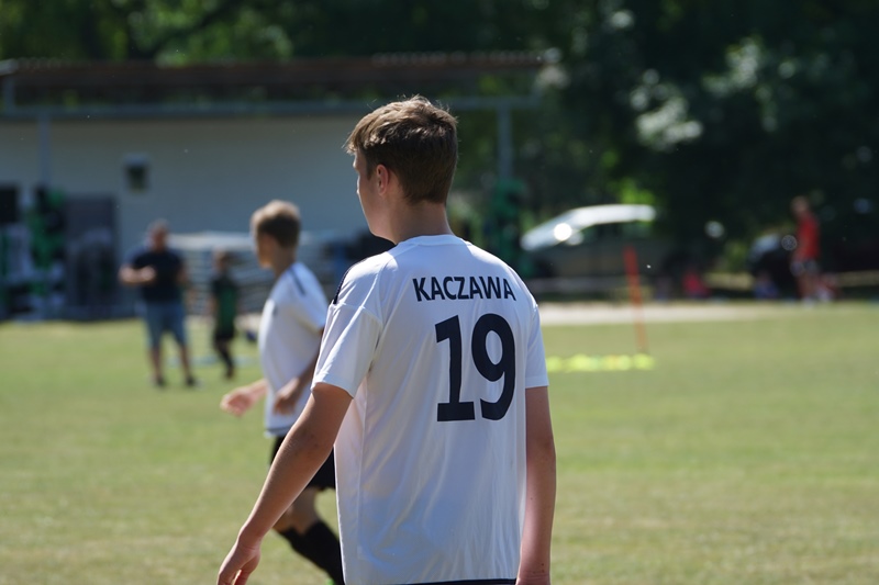 Piłkarska rodzina na urodzinach u Marcina Garucha w Tyńcu