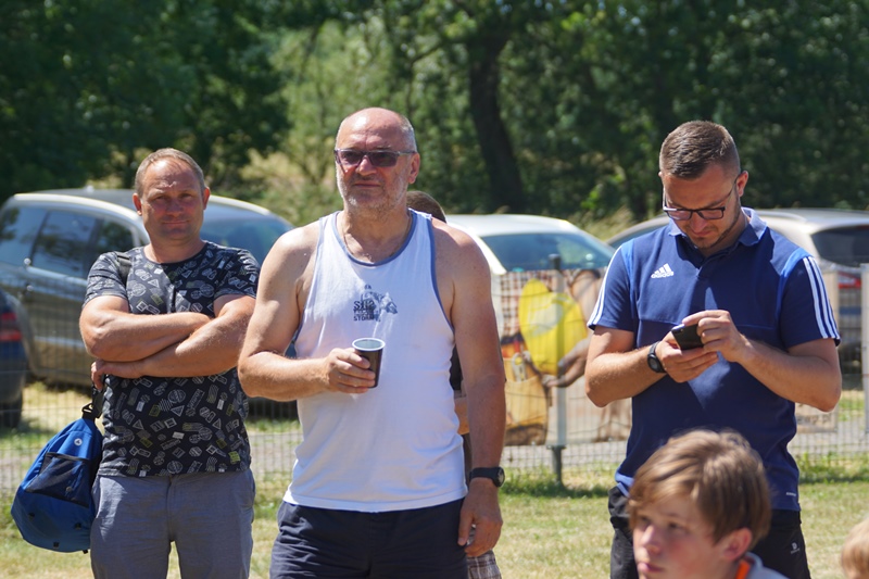 Piłkarska rodzina na urodzinach u Marcina Garucha w Tyńcu