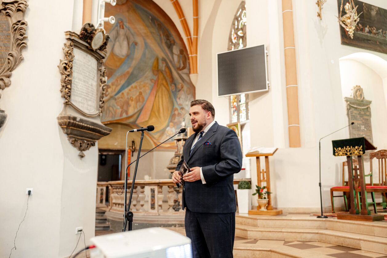 Wolfgang Seifen zagrał na organach w chojnowskim kościele